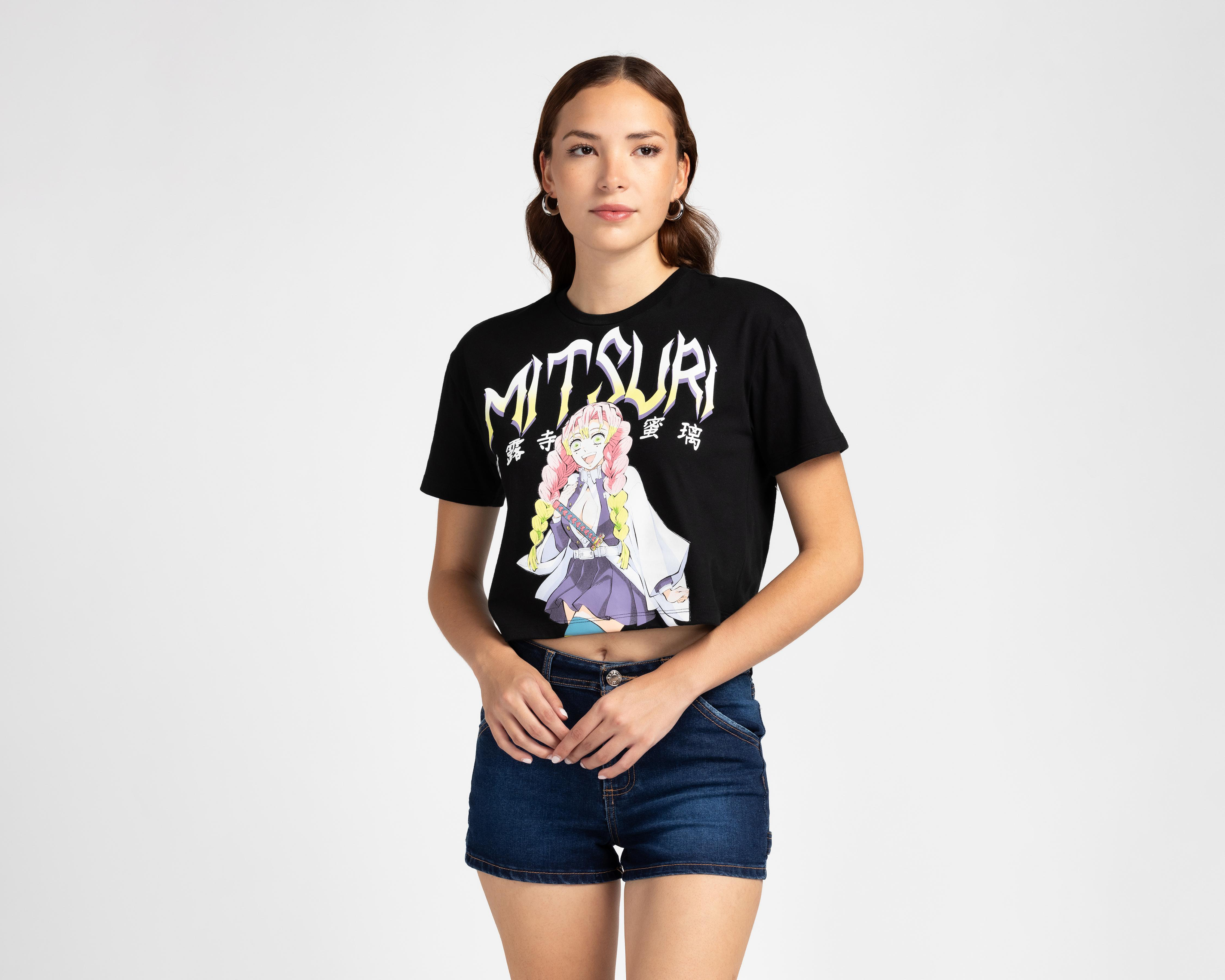 Crop Top Mitsuri Demon Slayer para Mujer