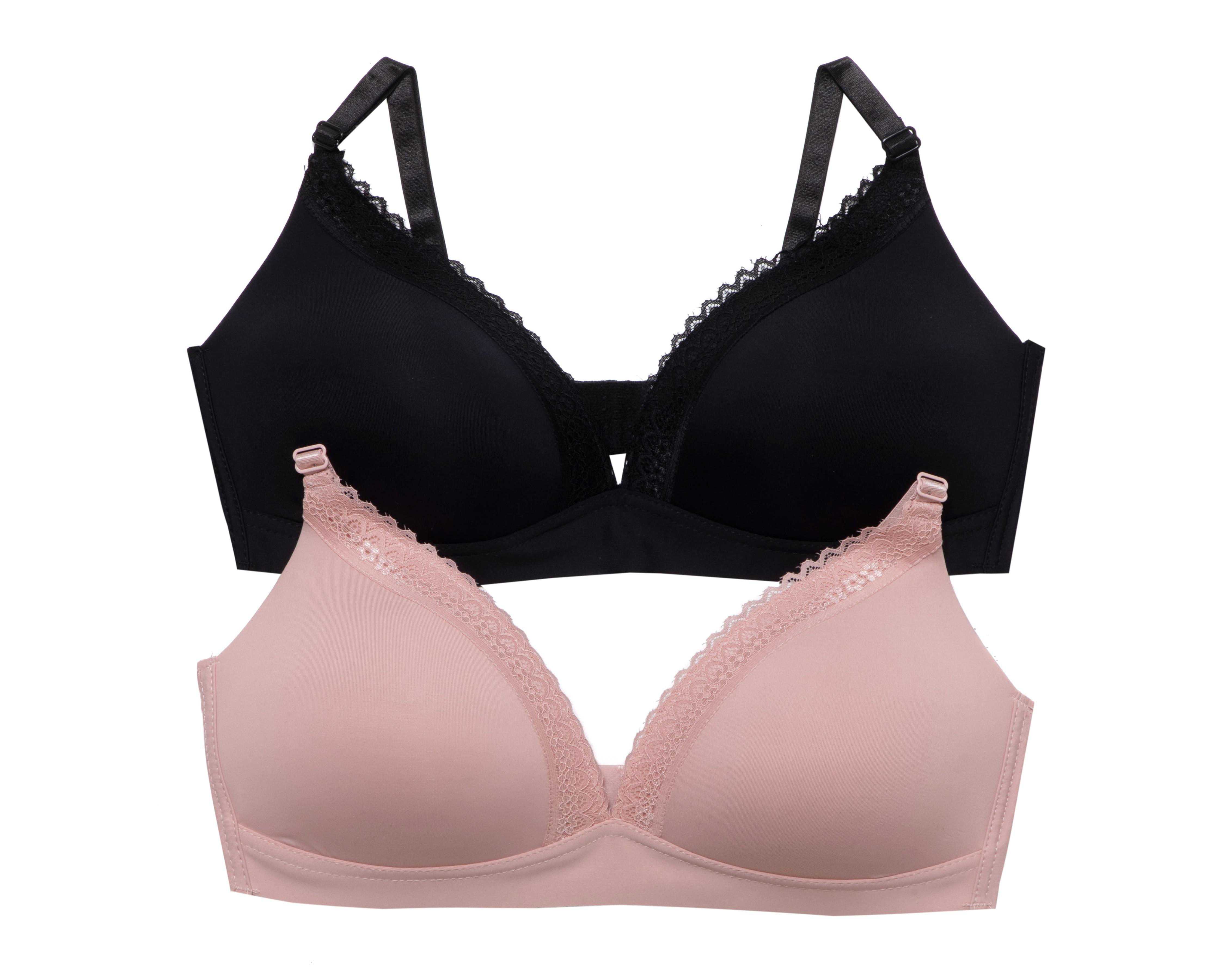 Brasier Copa Completa con Encaje Prima Valentina 2 Pack