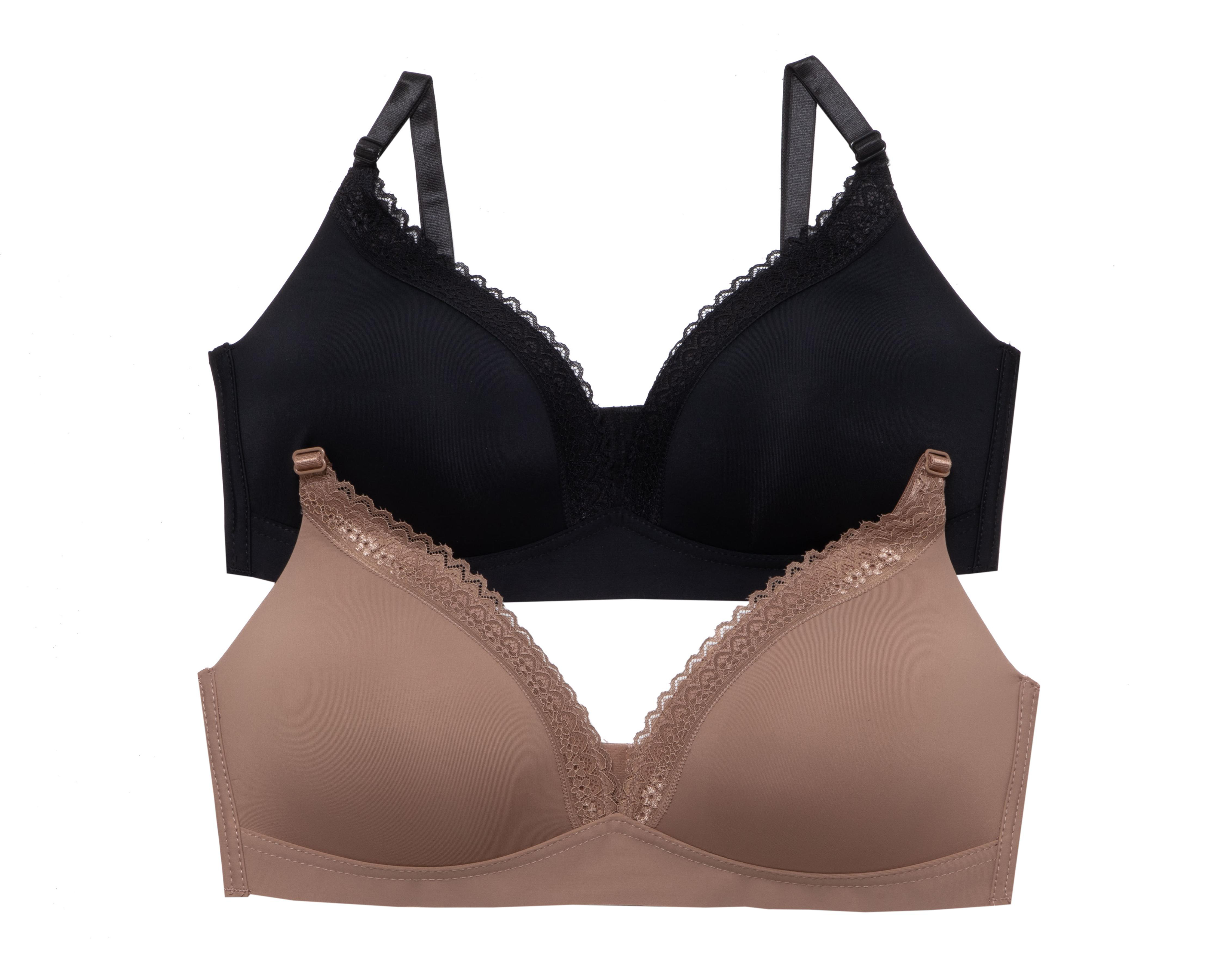 Brasier Copa Completa con Encaje Prima Valentina 2 Pack