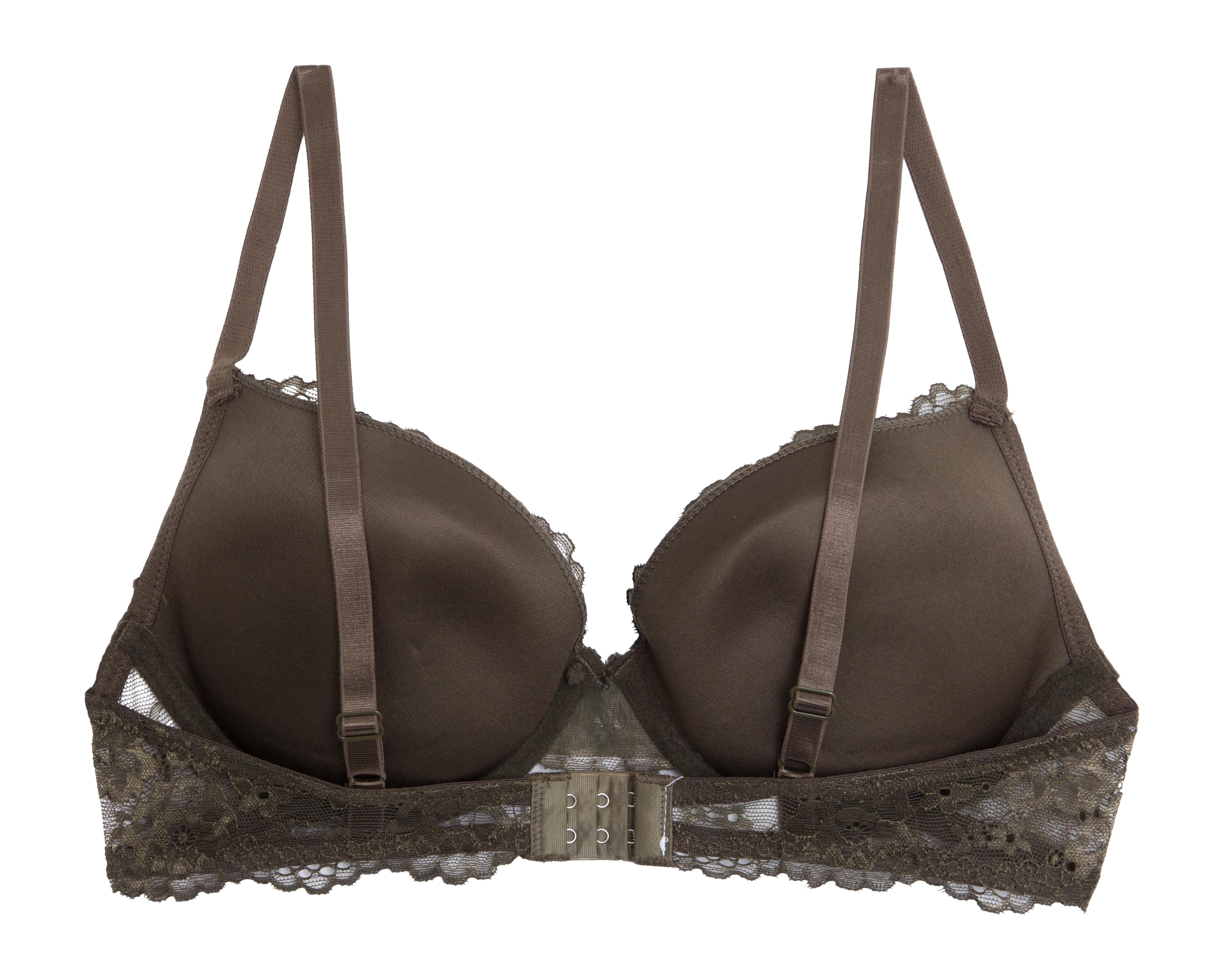 Foto 3 | Brasier Media Copa con Encaje Hush 3 Pack