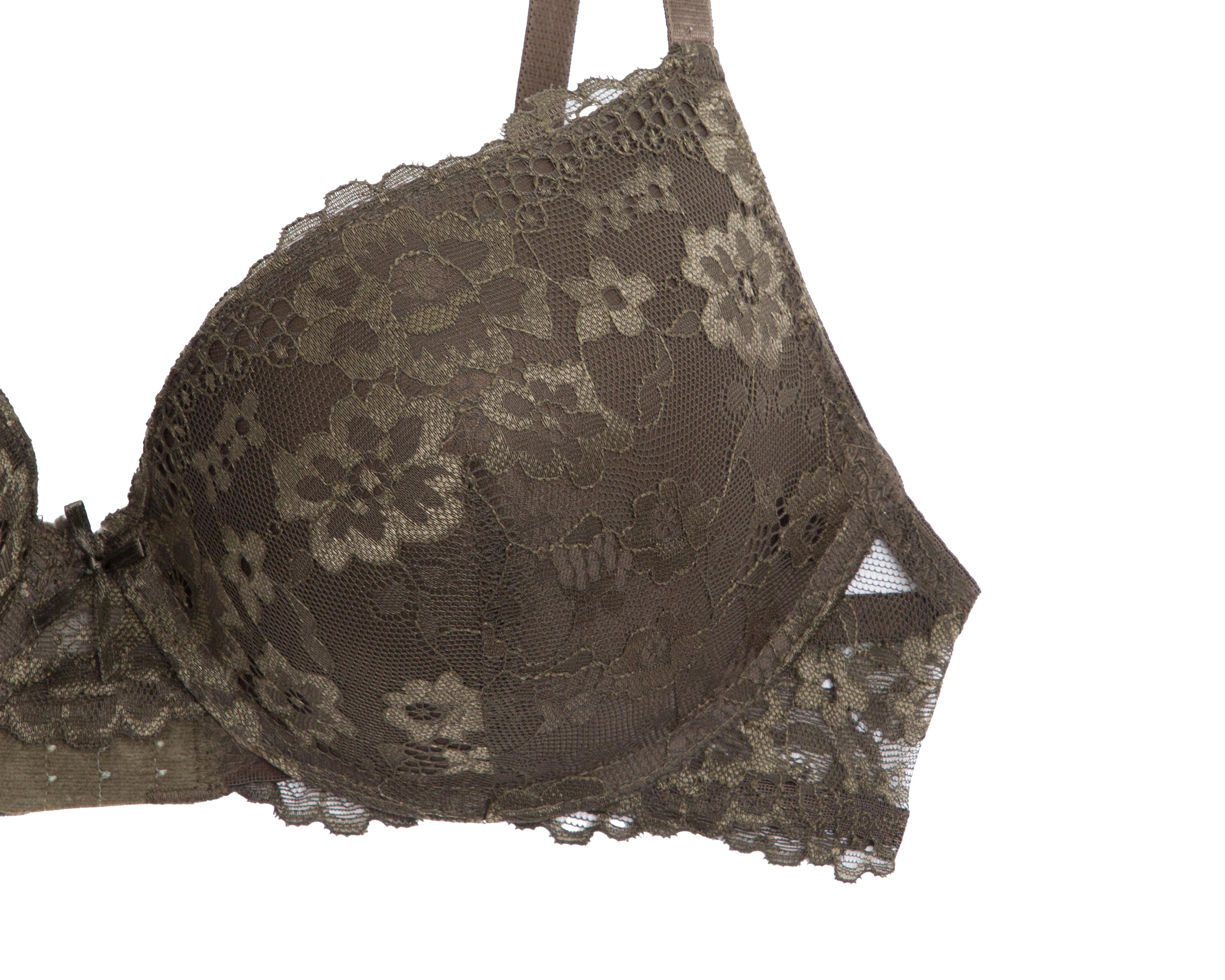 Foto 4 | Brasier Media Copa con Encaje Hush 3 Pack