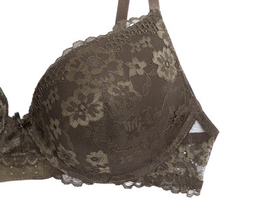 Foto 4 | Brasier Media Copa con Encaje Hush 3 Pack