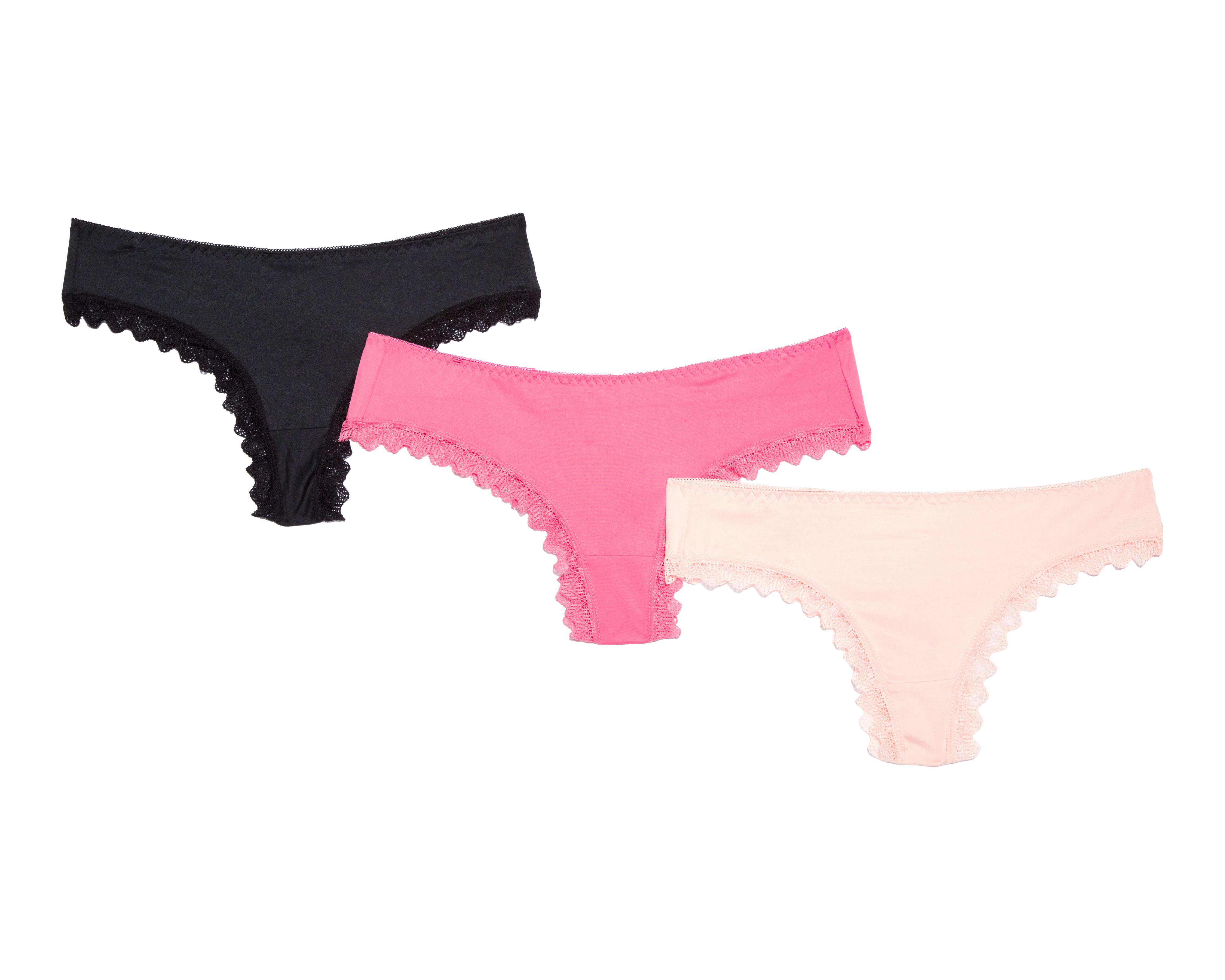 Foto 2 pulgar | Bikini con Encaje Hush para Mujer 3 Piezas