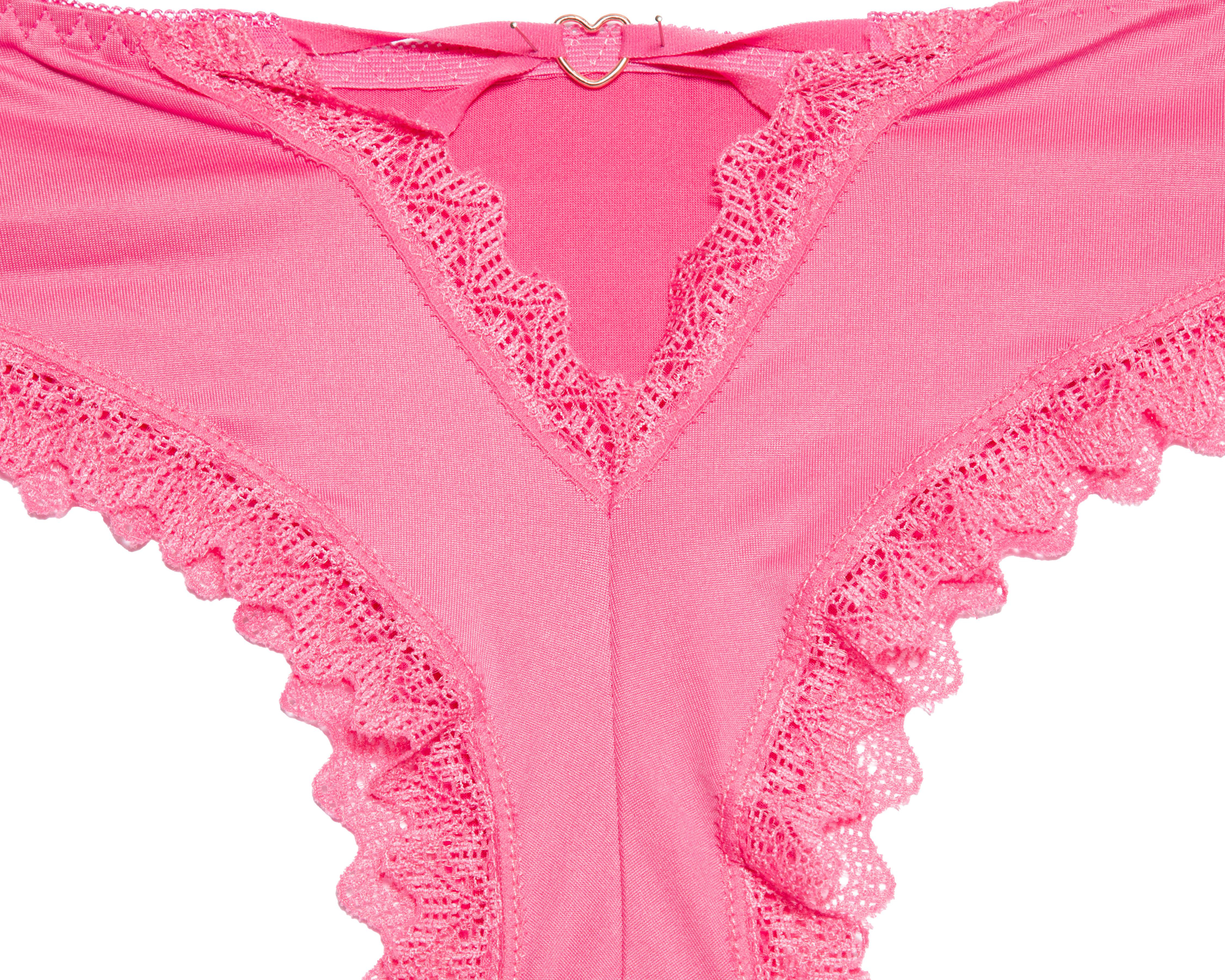 Foto 4 pulgar | Bikini con Encaje Hush para Mujer 3 Piezas