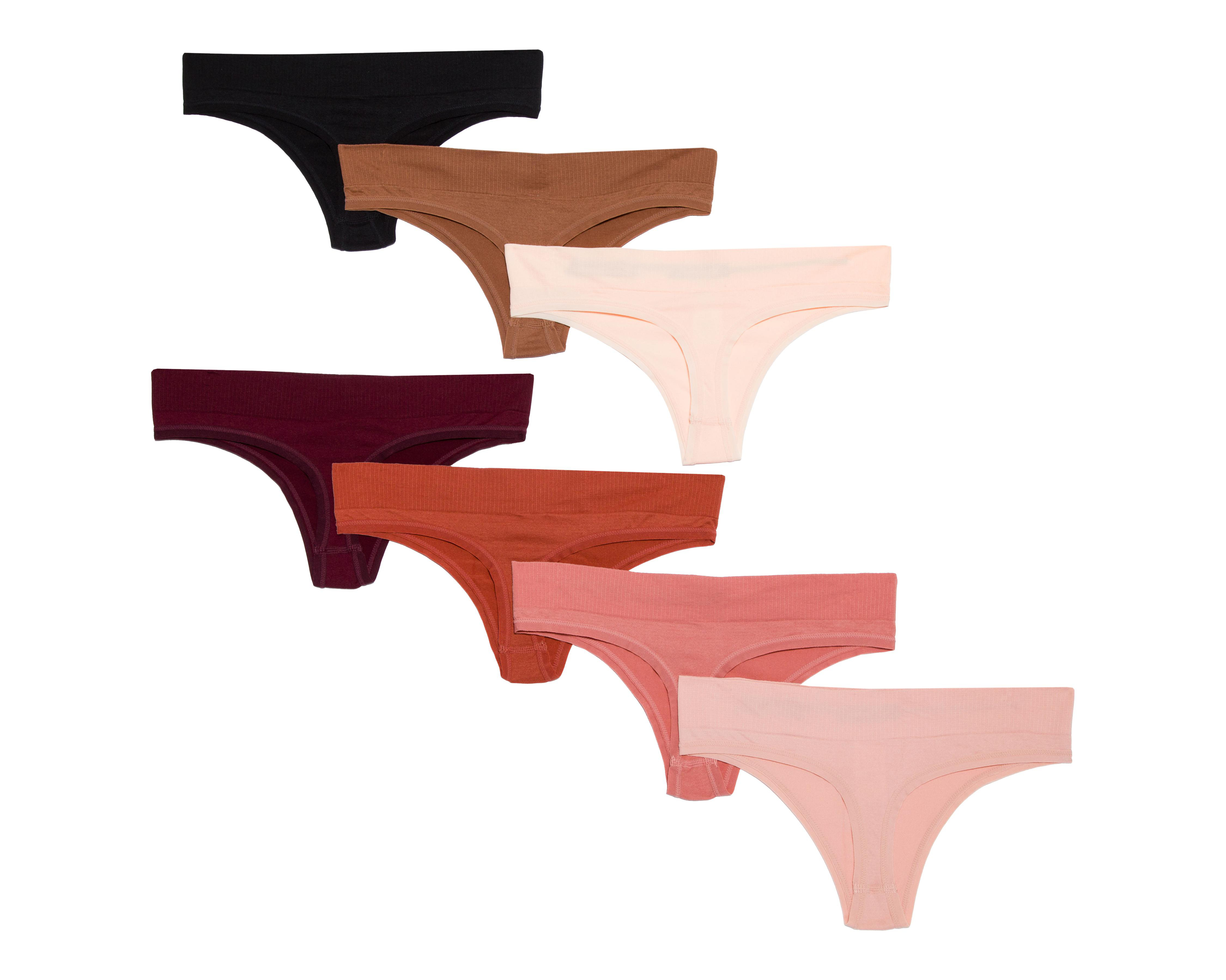 Foto 3 pulgar | Tanga Fitwell para Mujer 7 Piezas