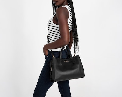 Foto 5 | Bolsa de Hombro Guess Jennice Satchel