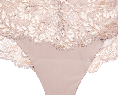 Foto 3 | Tanga con Encaje Prima Valentina para Mujer 3 Piezas