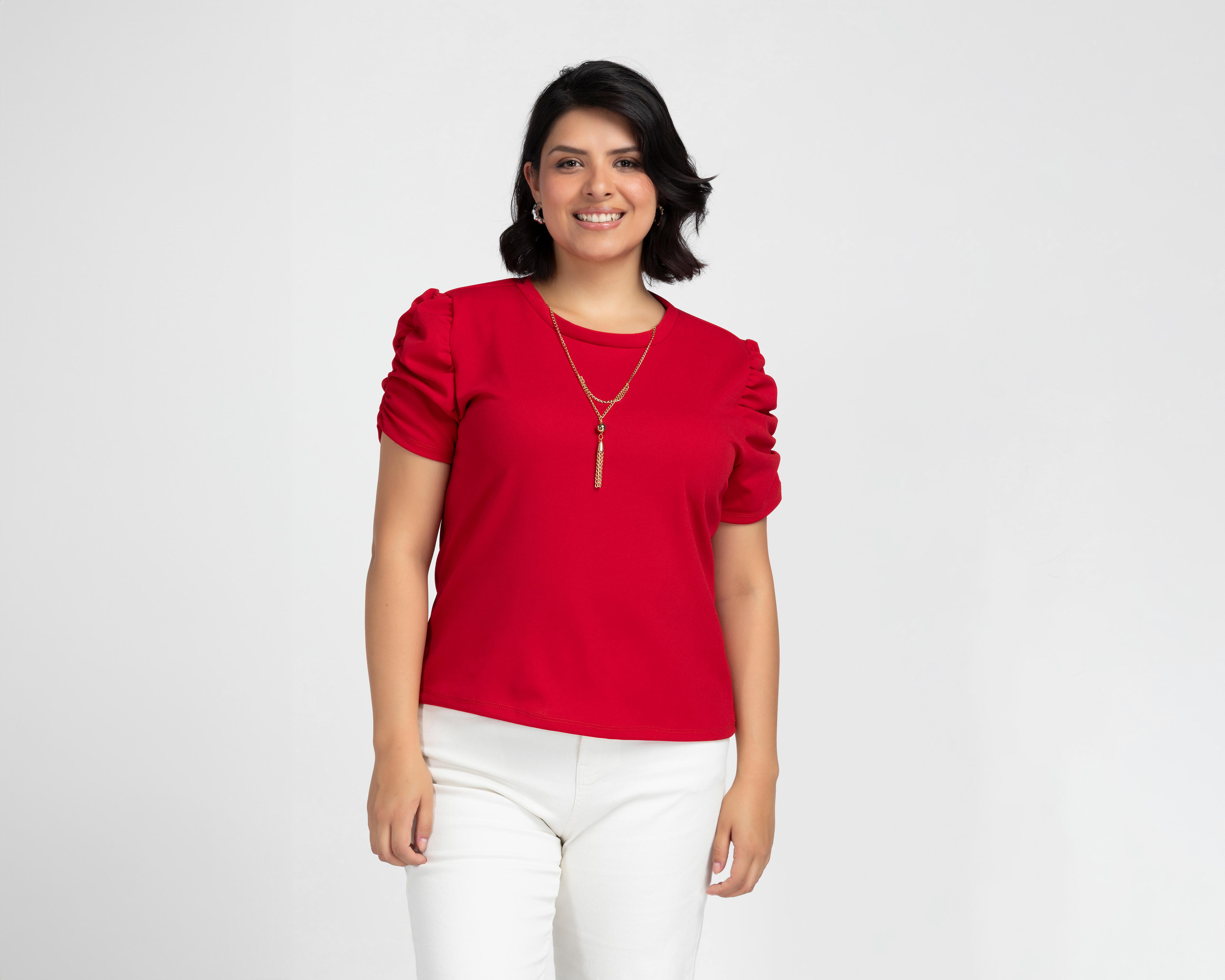 Foto 5 pulgar | Blusa Manga Corta Sahara para Mujer