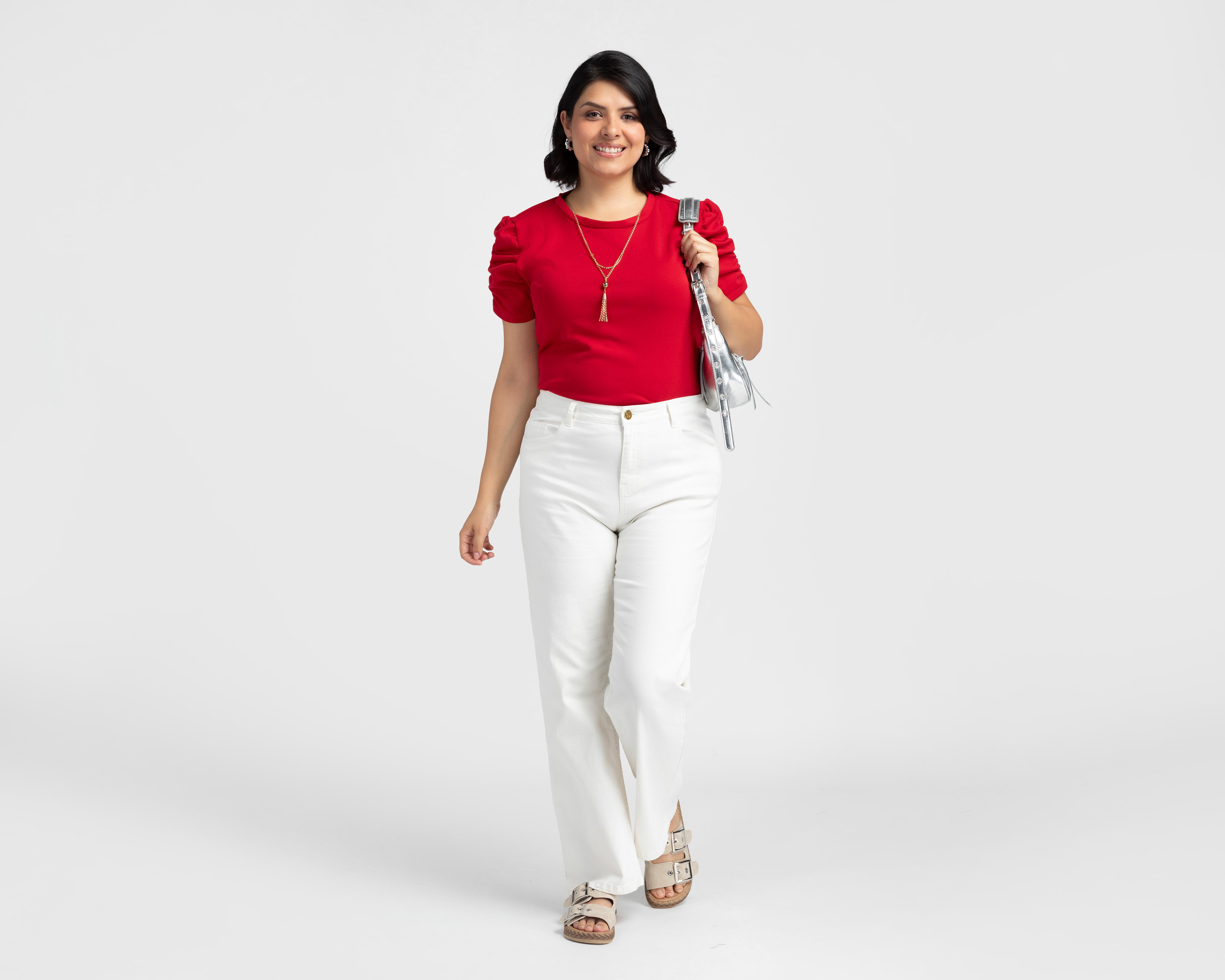Foto 6 pulgar | Blusa Manga Corta Sahara para Mujer