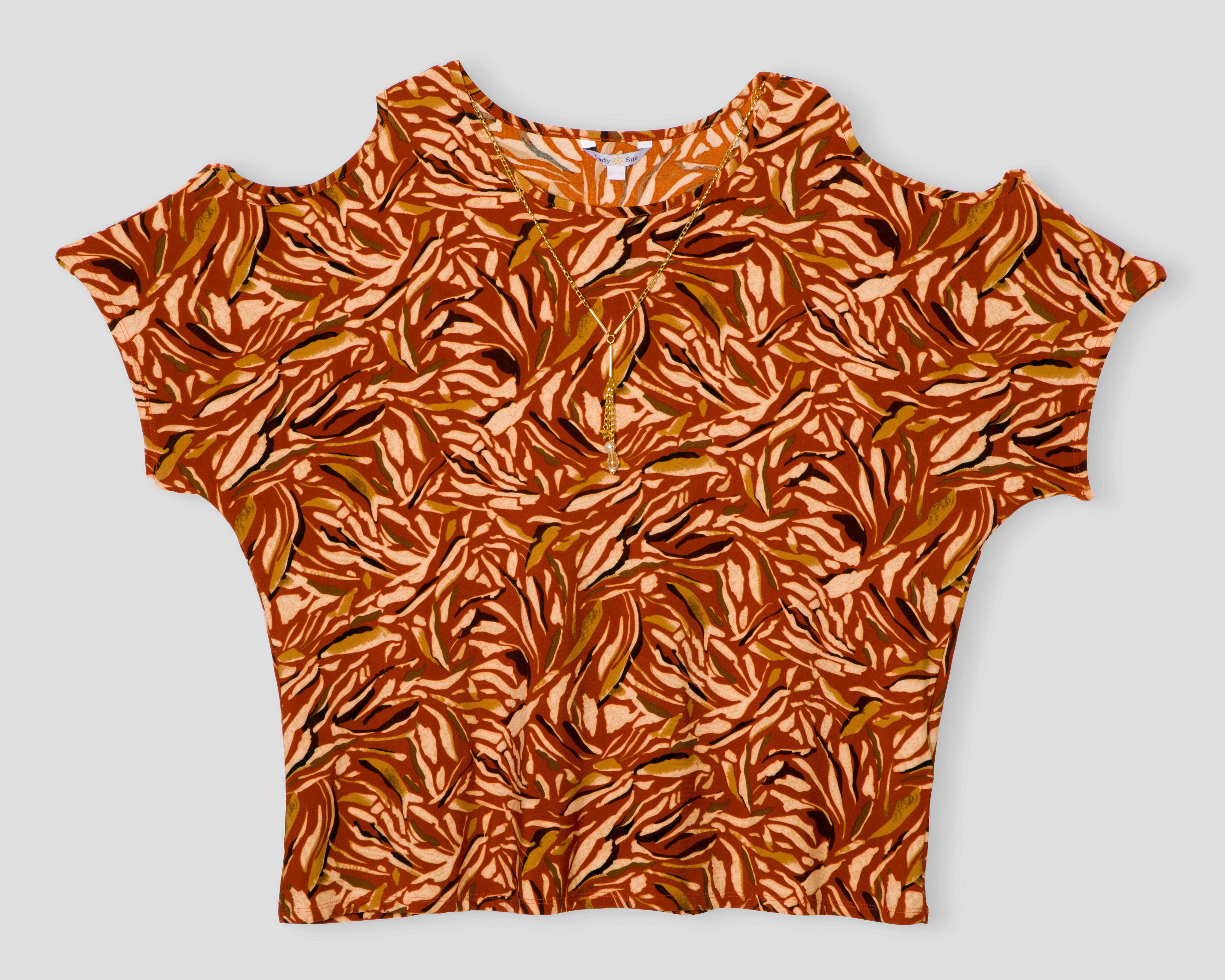 Foto 2 pulgar | Blusa Manga Corta Lady Sun para Mujer