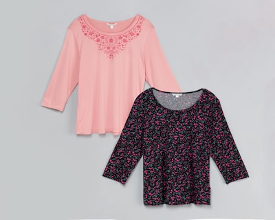 Foto 1 | Blusa Lady Sun Manga 3/4 2 Piezas