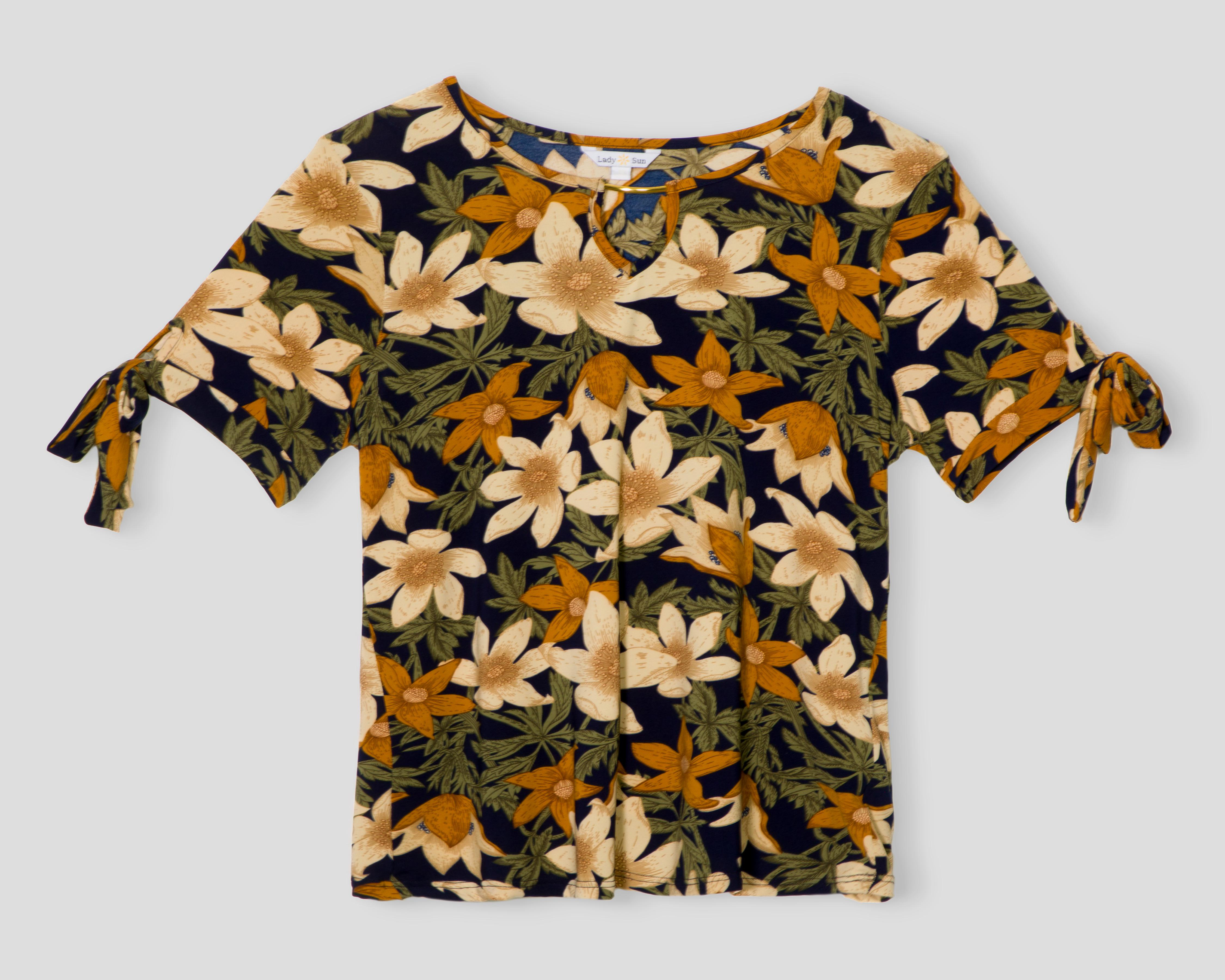 Blusa Manga Corta Lady Sun para Mujer