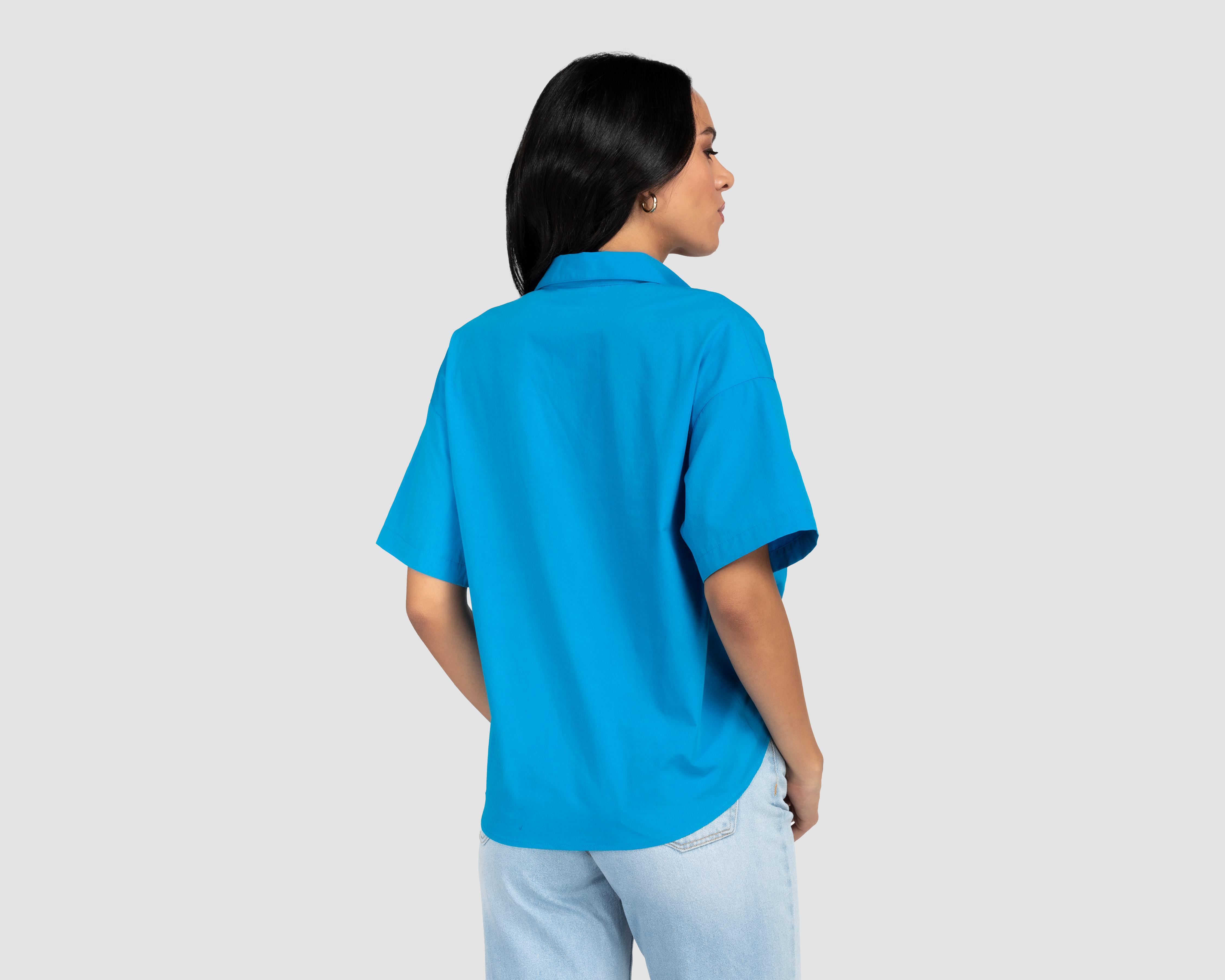 Foto 4 pulgar | Blusa Sahara Manga Corta con Botones
