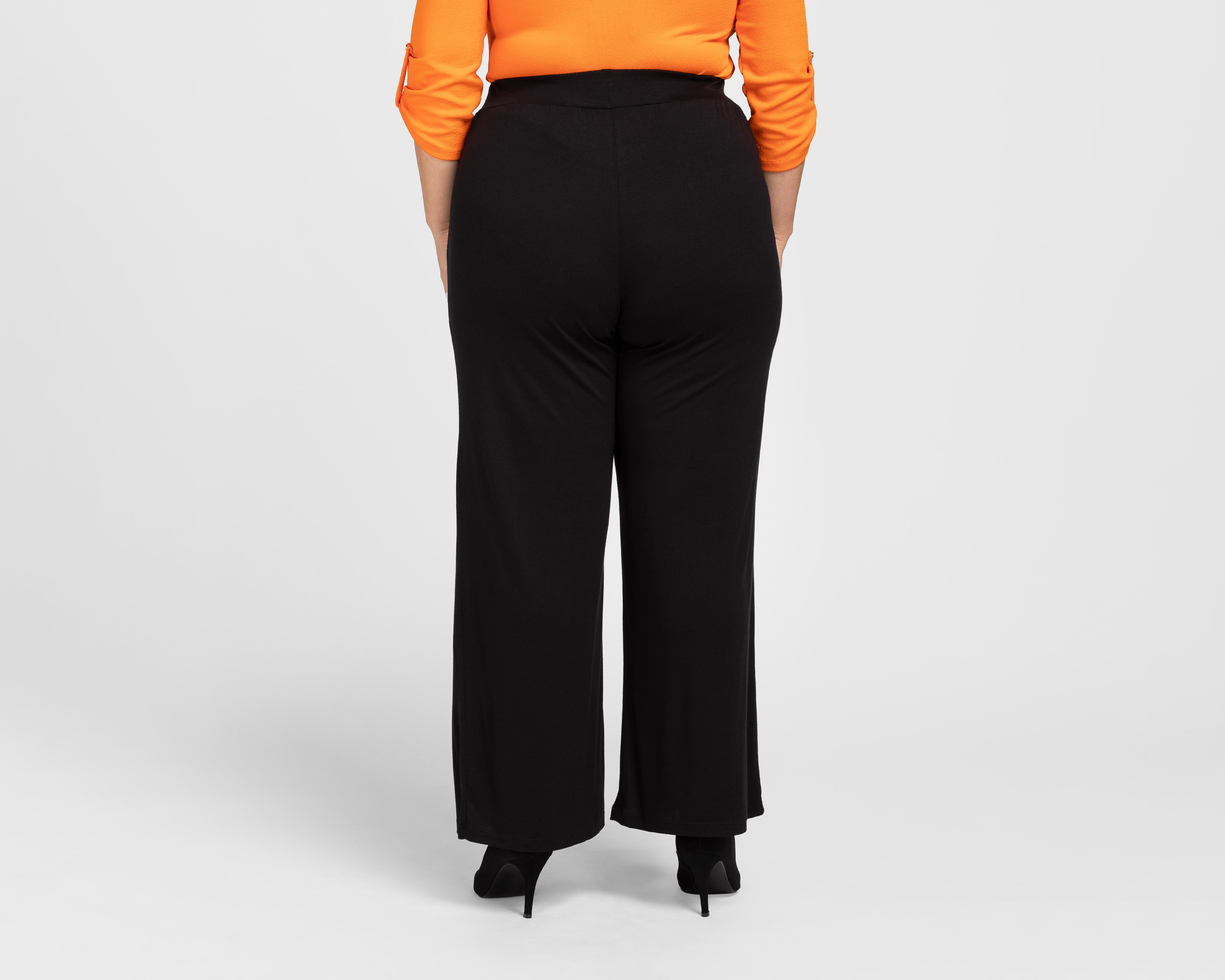 Foto 3 | Pantalón Ancho Sahara Negro