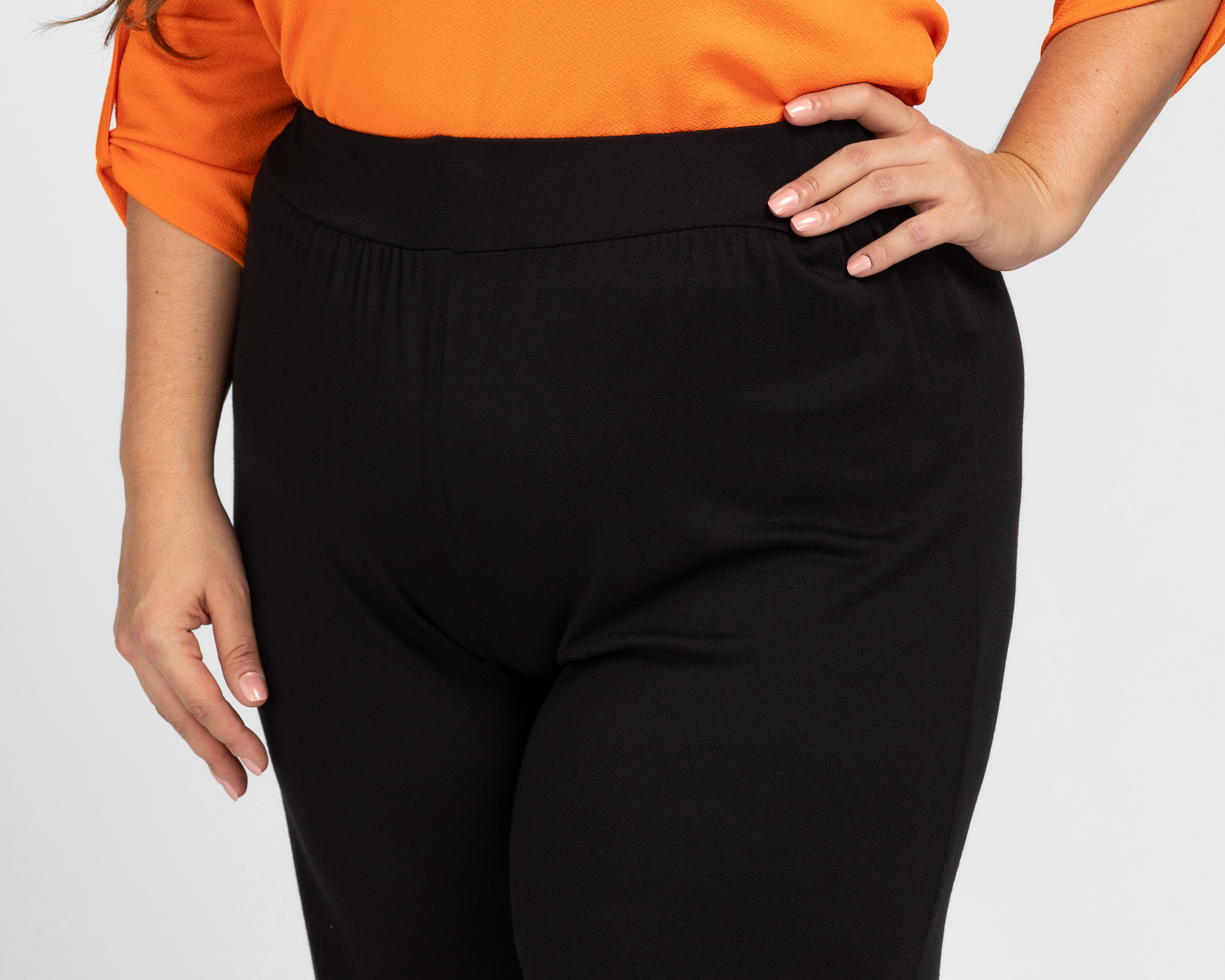 Foto 4 | Pantalón Ancho Sahara Negro