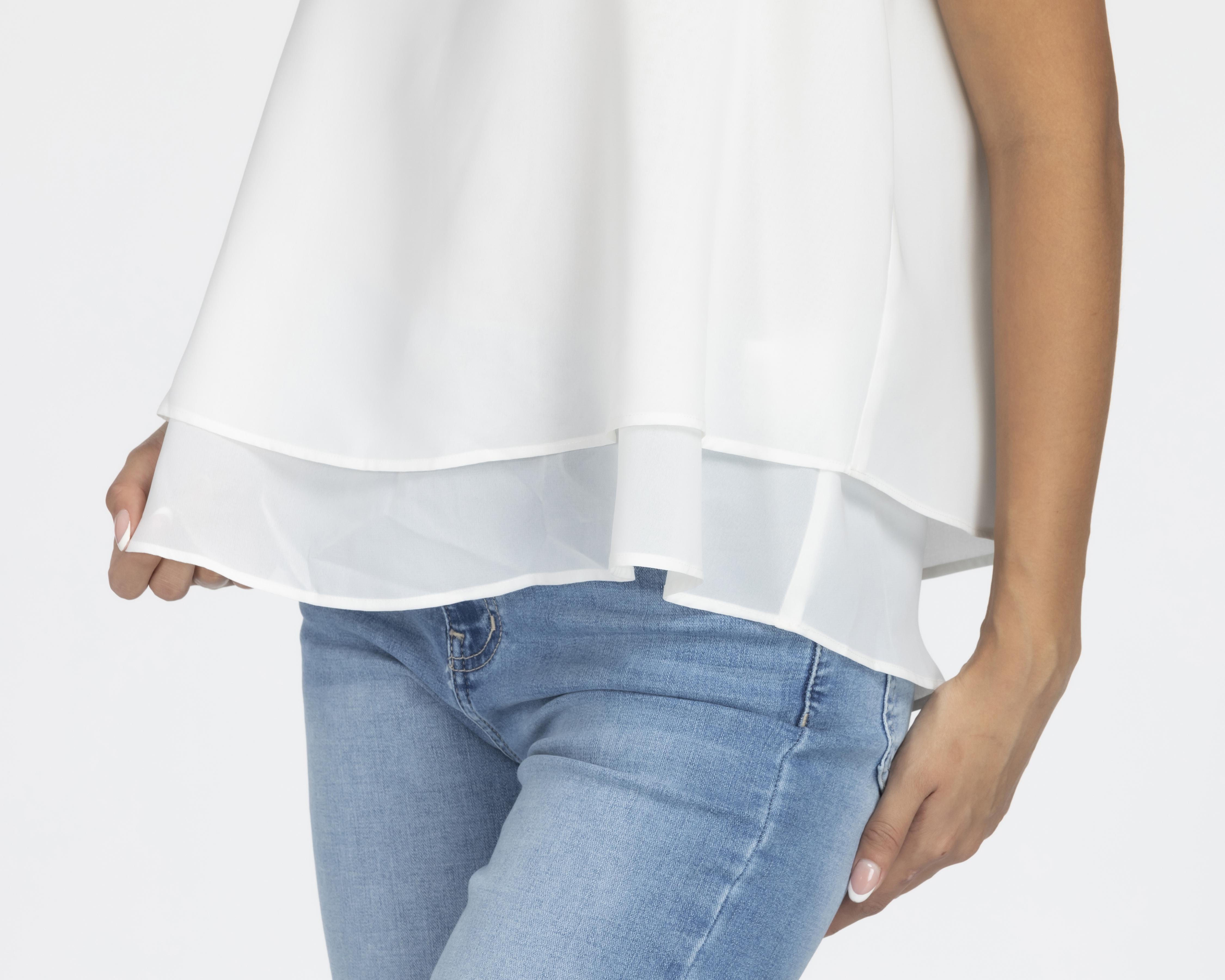 Blusa Refill sin Mangas Cuello V Coppel