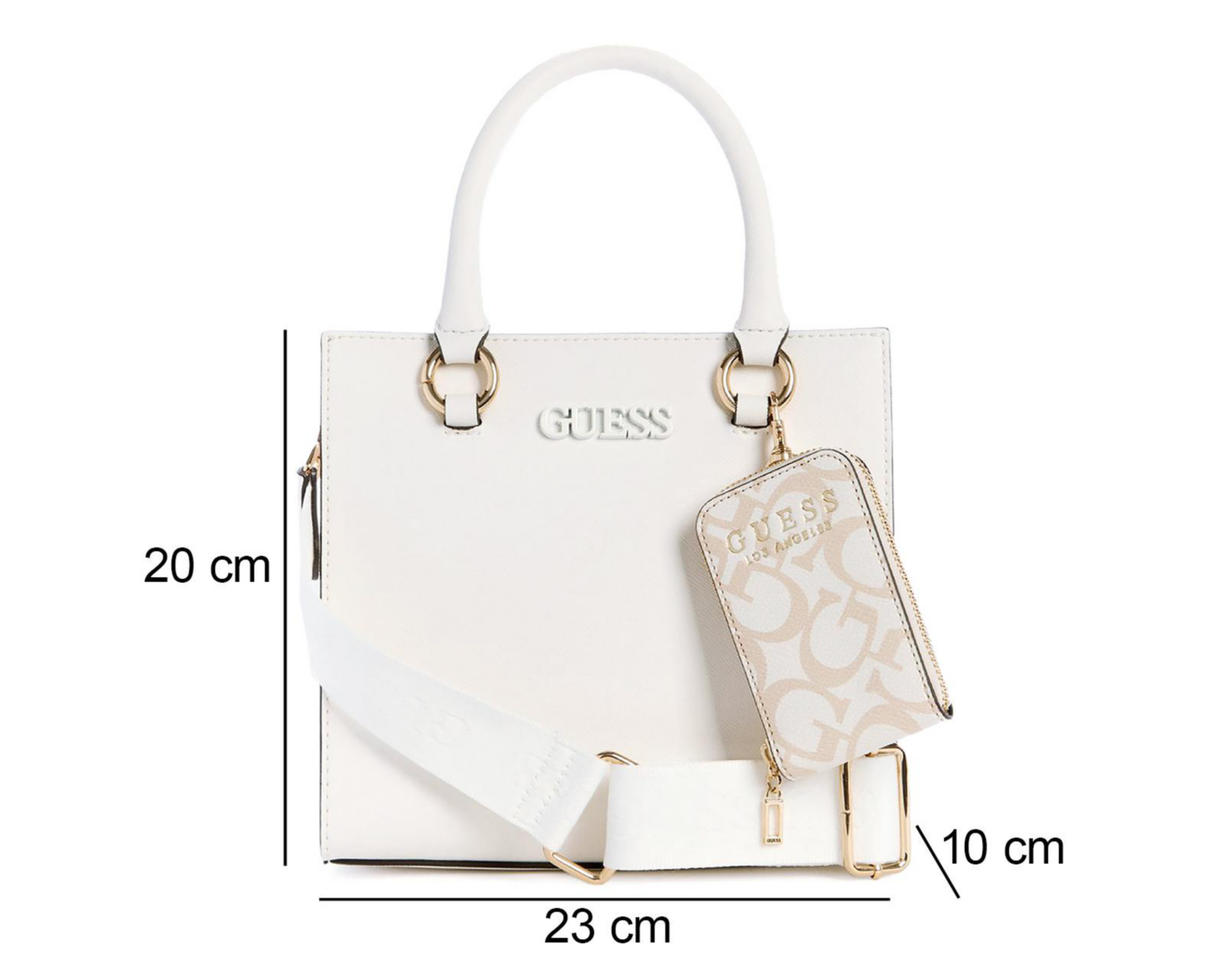 Foto 5 pulgar | Bolsa de Mano Guess Zinnia con Monedero
