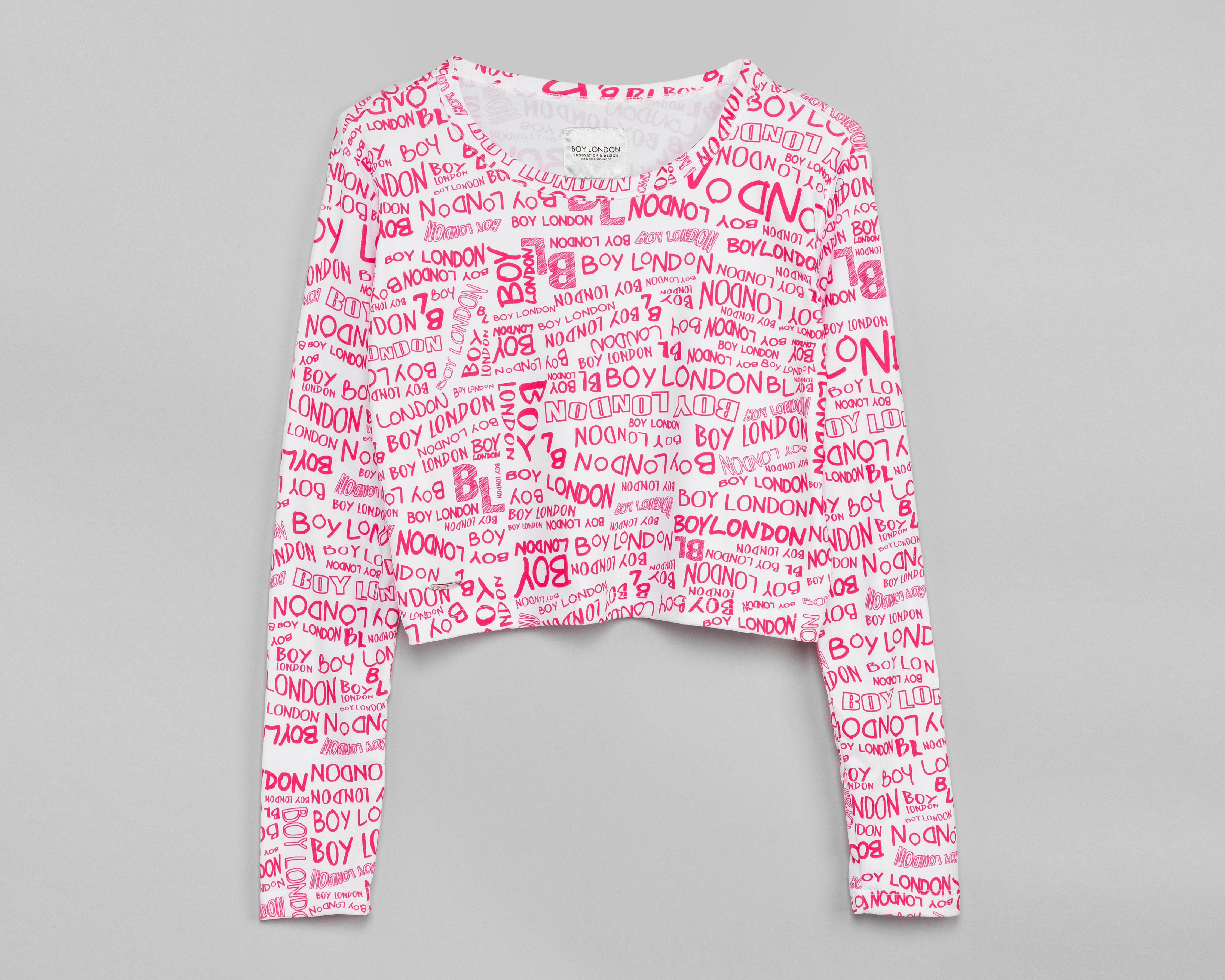 Foto 2 pulgar | Blusa Boy London Manga Larga con Estampado