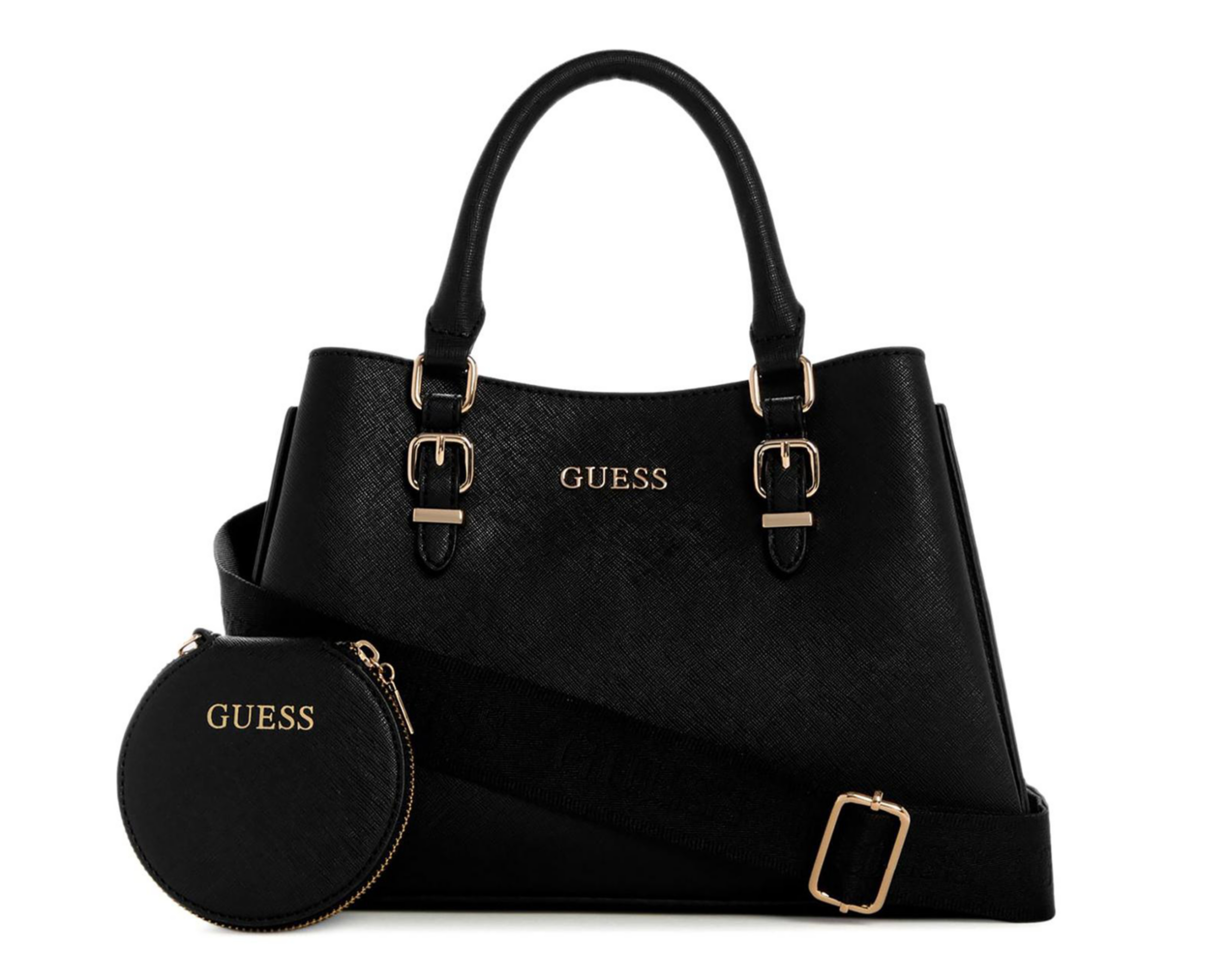 Foto 2 pulgar | Bolsa de Mano Guess Aengus con Monedero