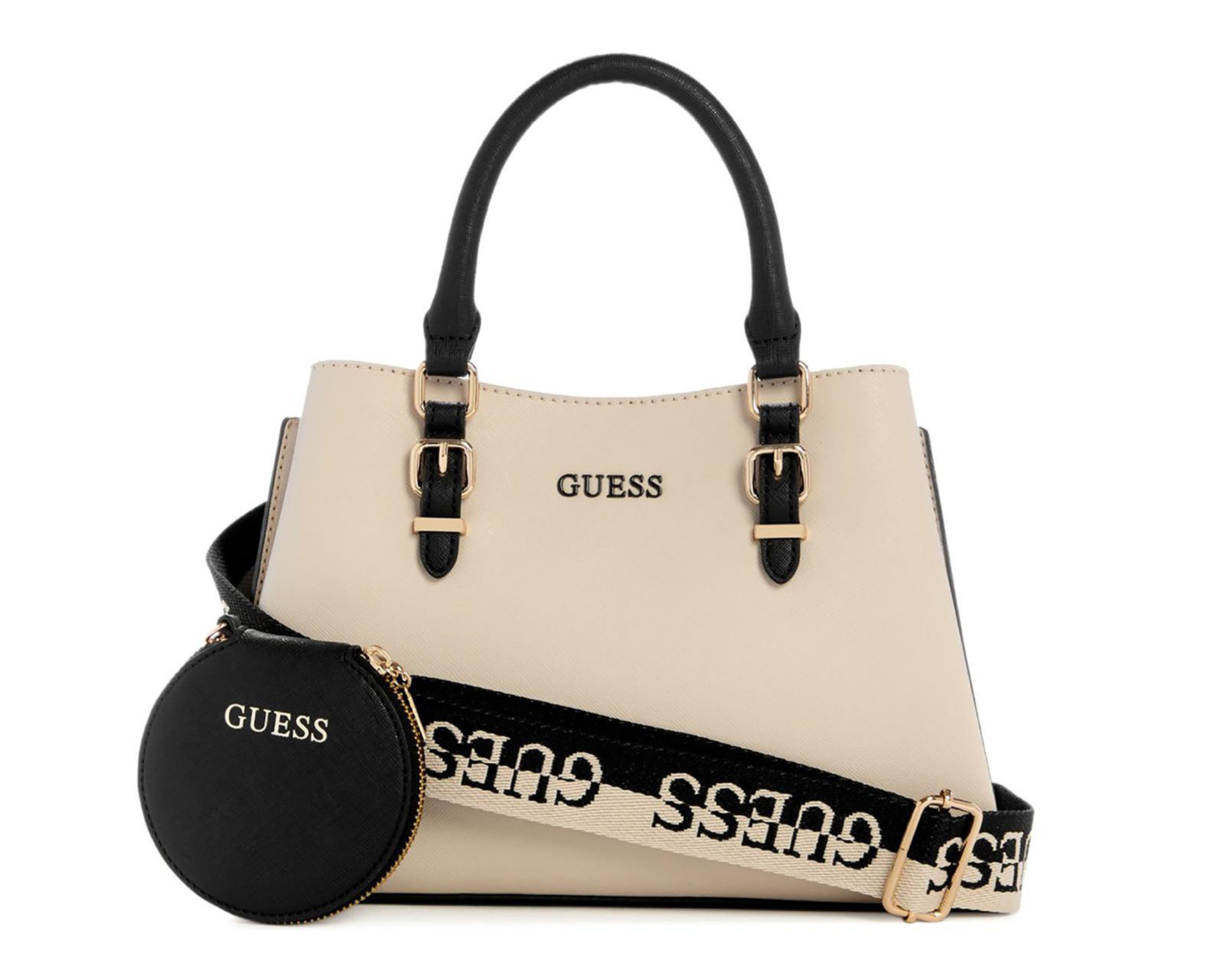 Foto 2 pulgar | Bolsa de Mano Guess Aengus con Monedero