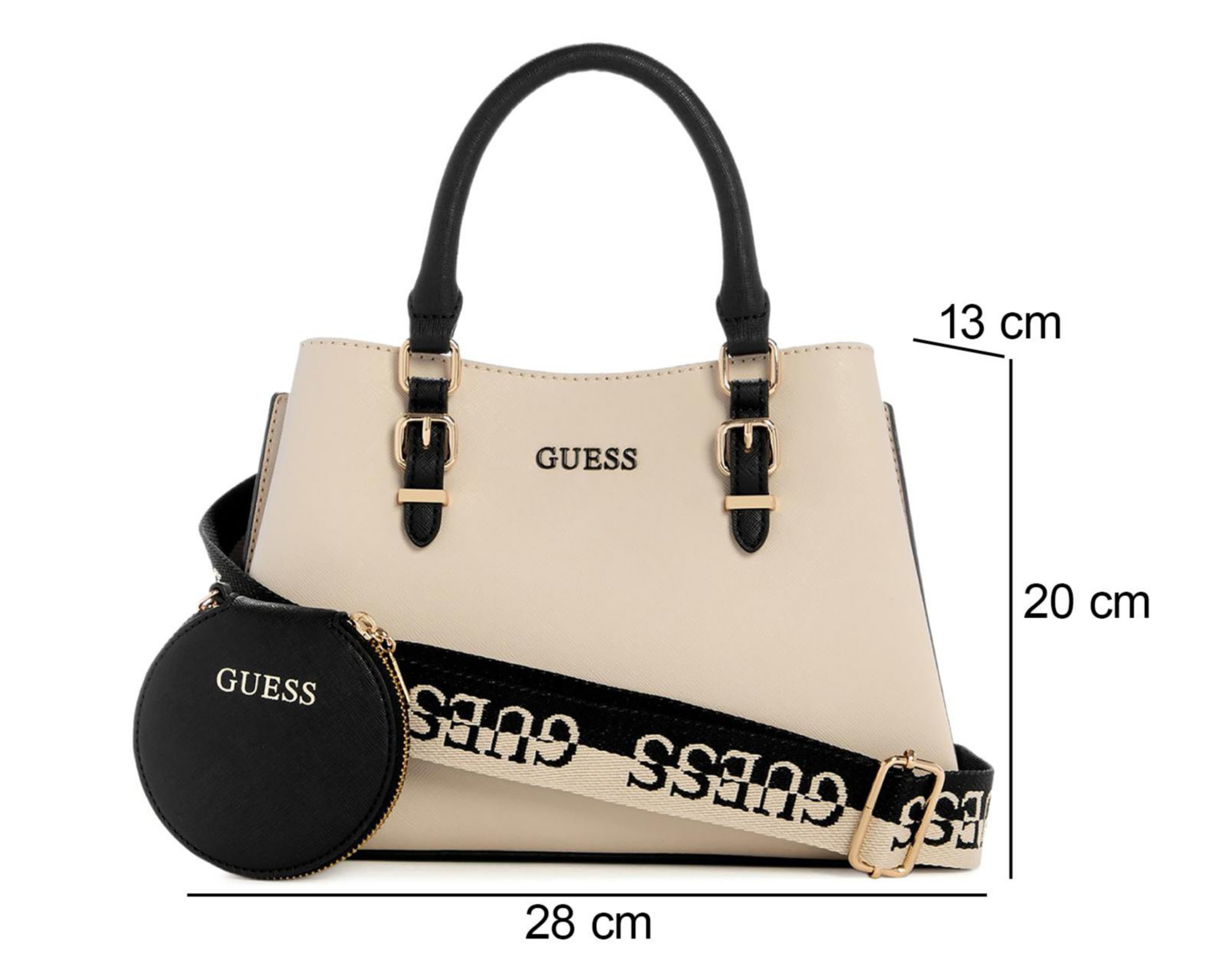 Foto 4 | Bolsa de Mano Guess Aengus con Monedero