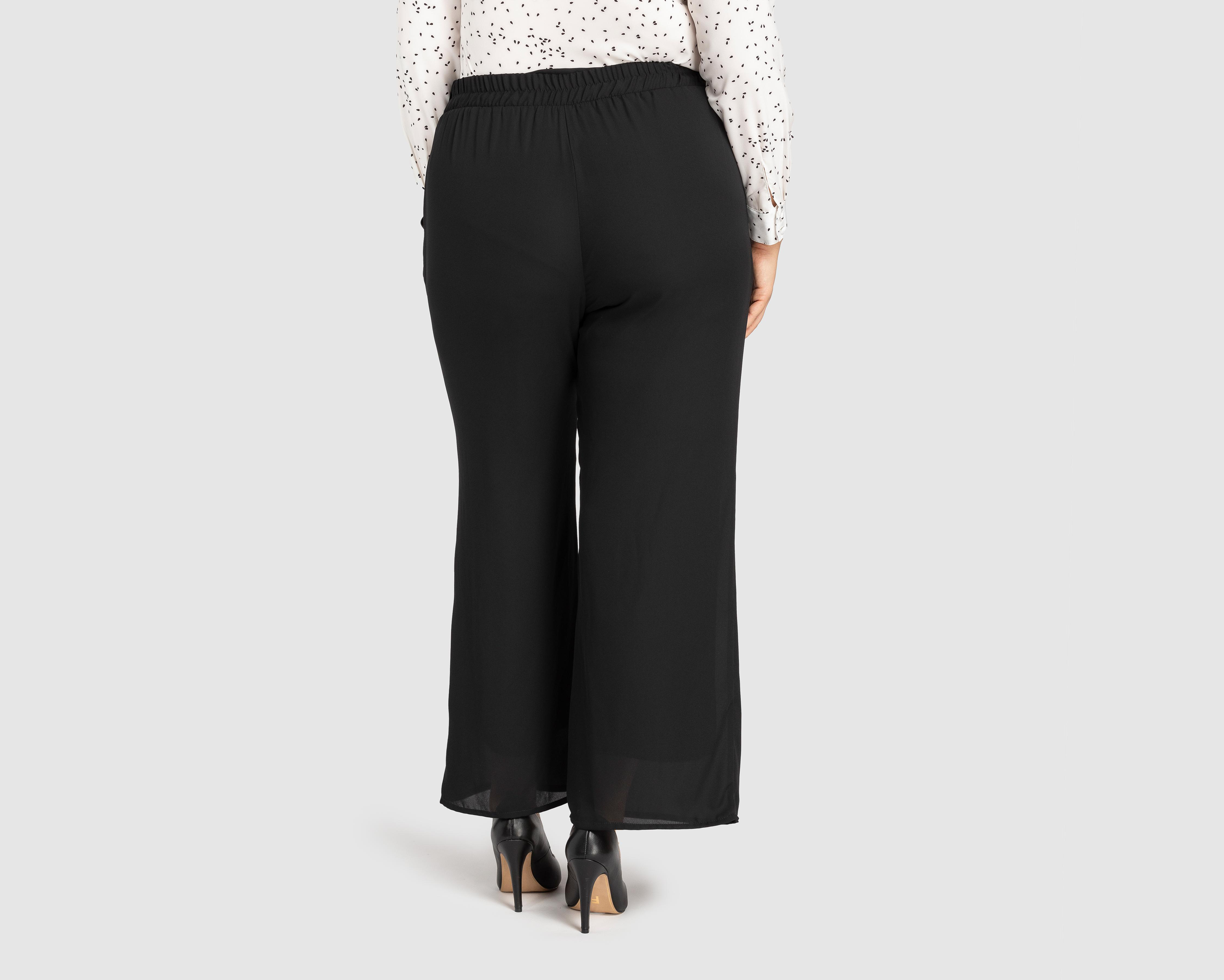 Foto 3 | Pantalón Ancho Sahara con Cinturón