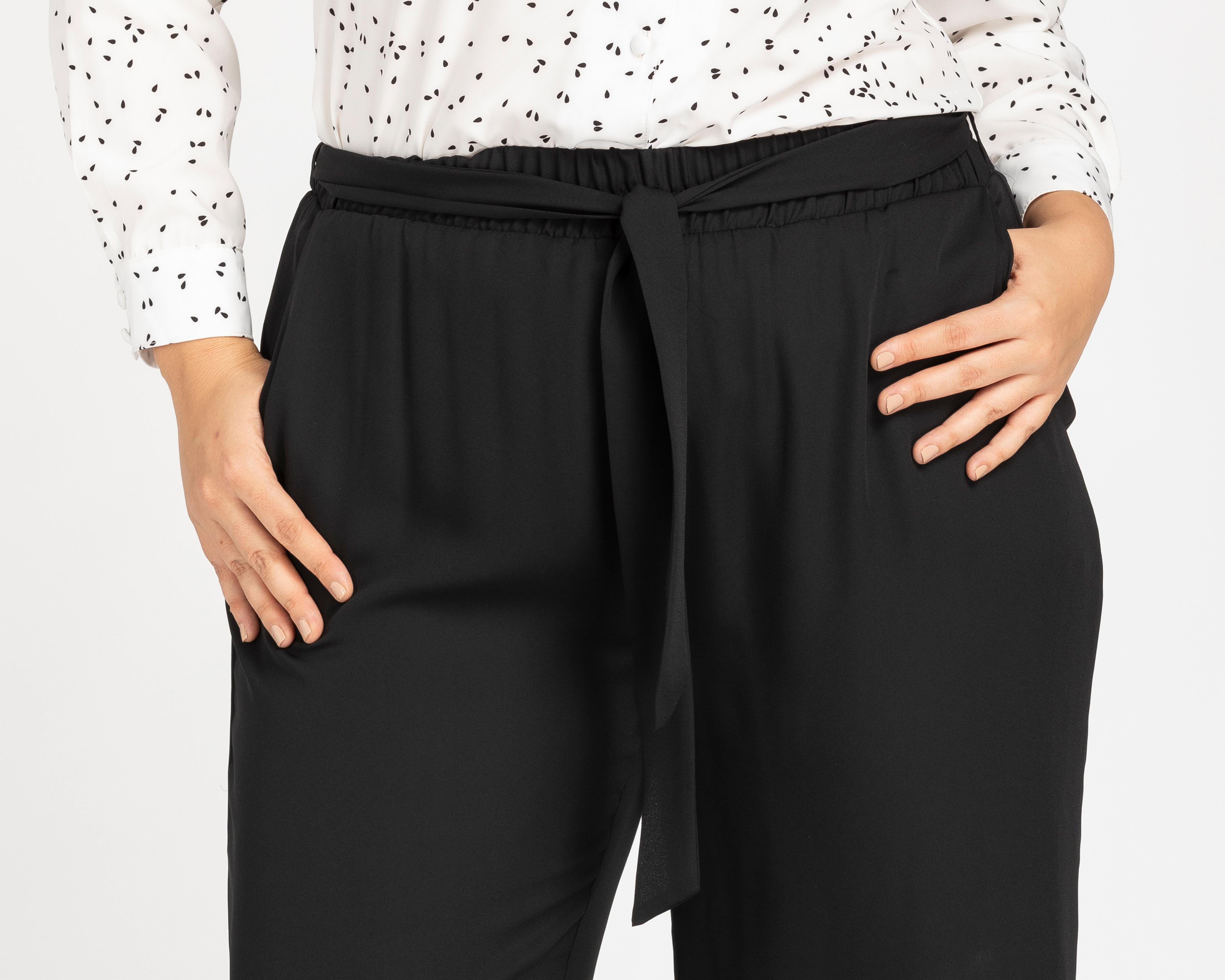 Foto 4 | Pantalón Ancho Sahara con Cinturón