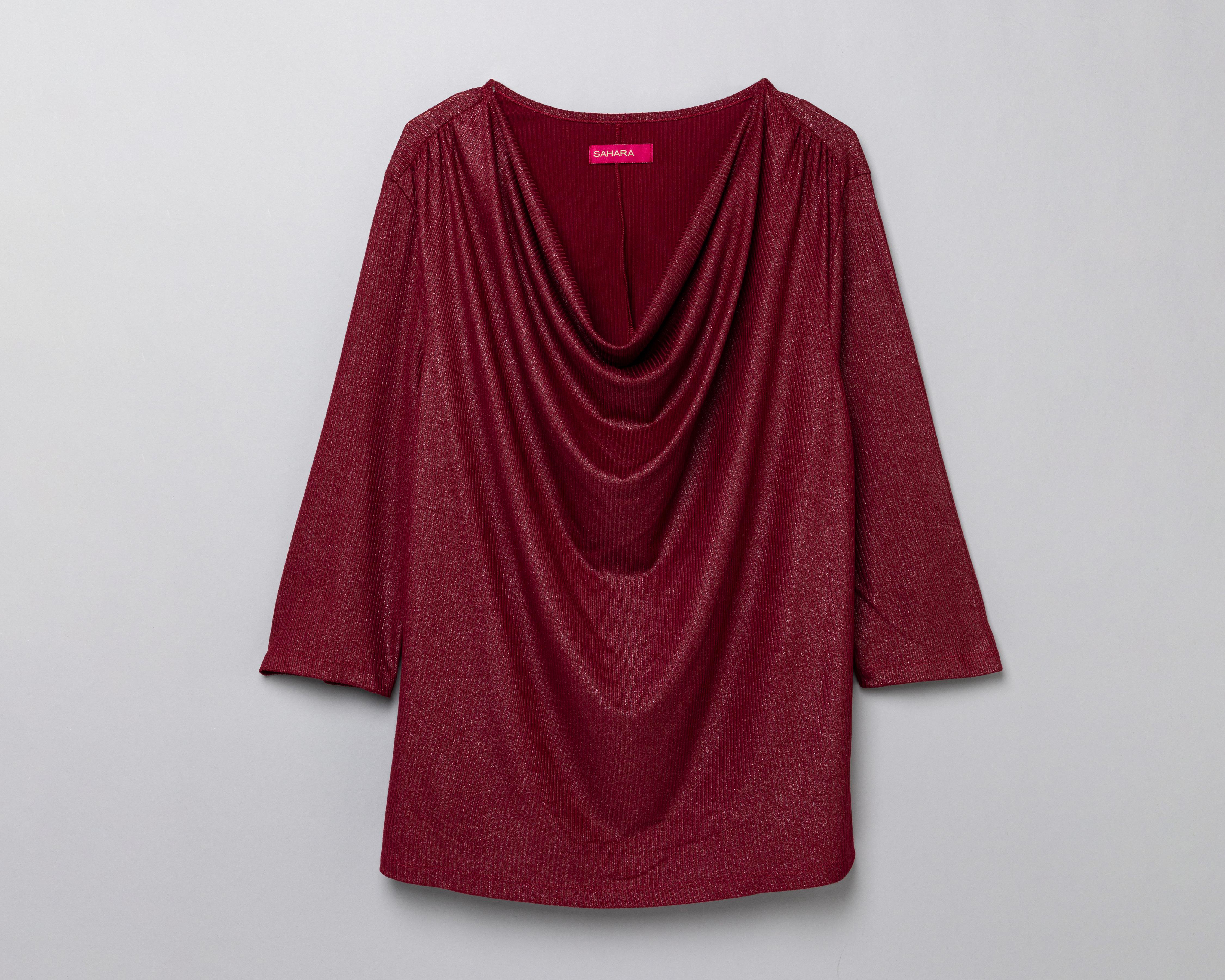Blusa Sahara Cuello Drapeado