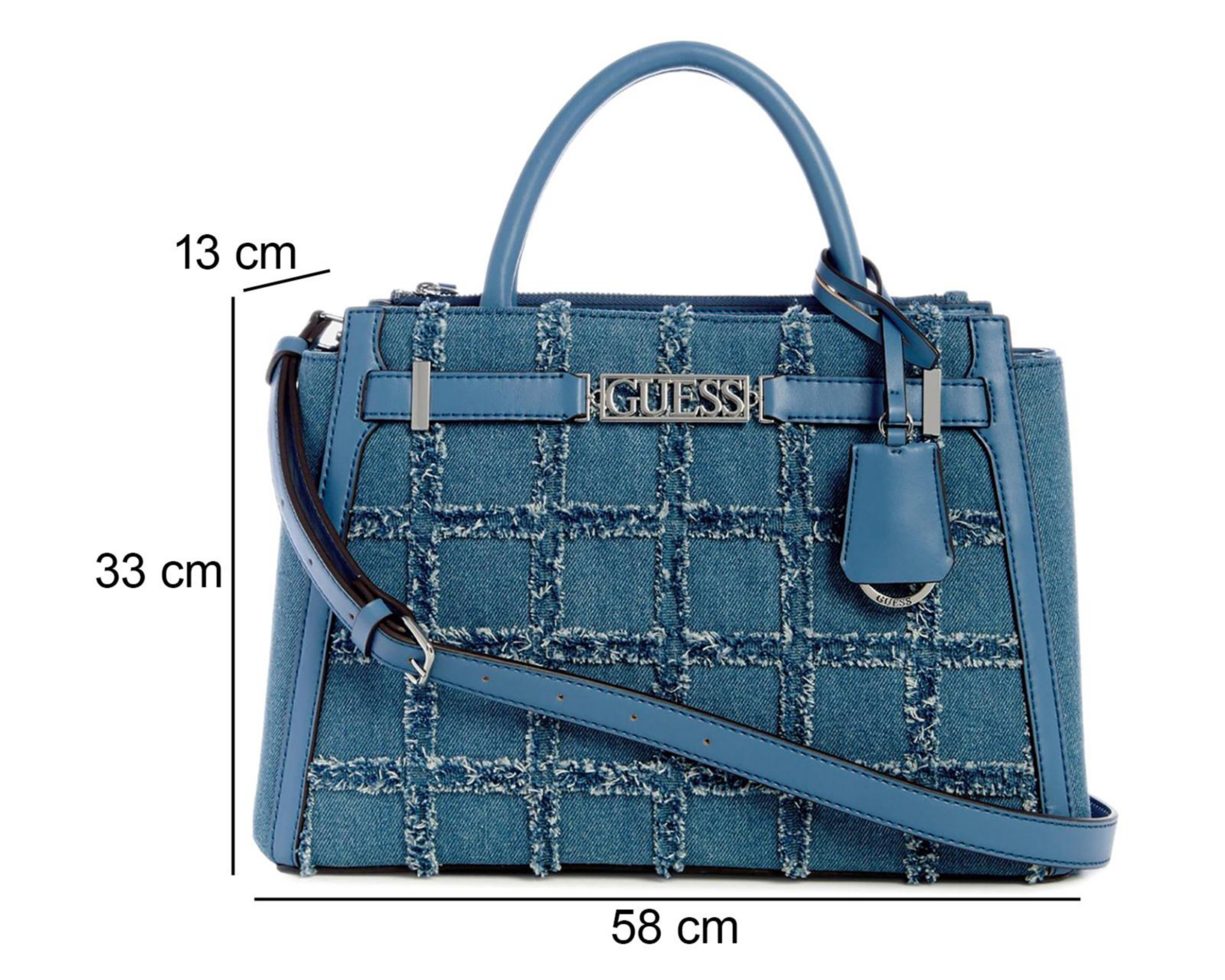 Foto 5 pulgar | Bolsa de Mano Guess Hauser con Correa