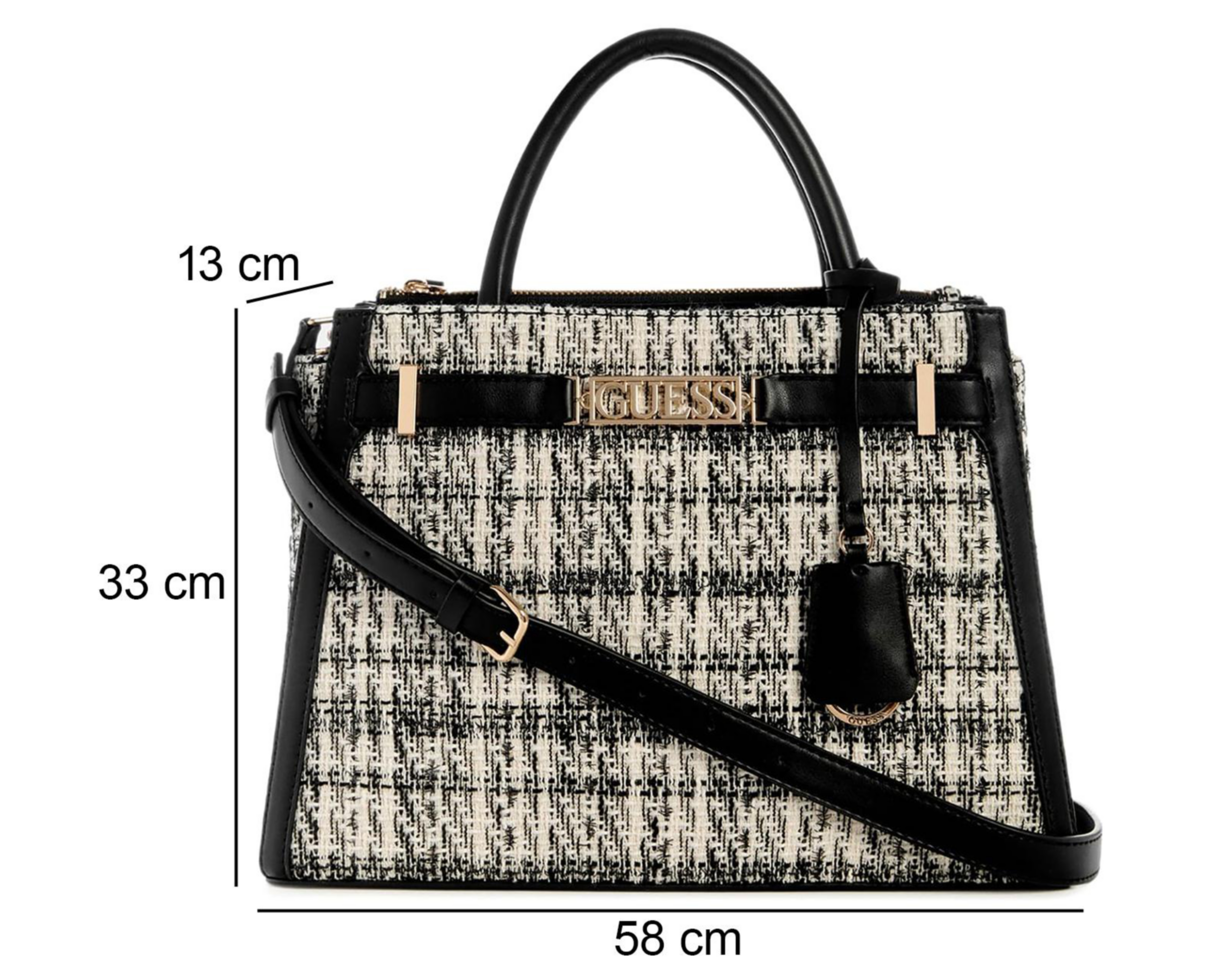 Foto 5 pulgar | Bolsa de Mano Guess Hauser
