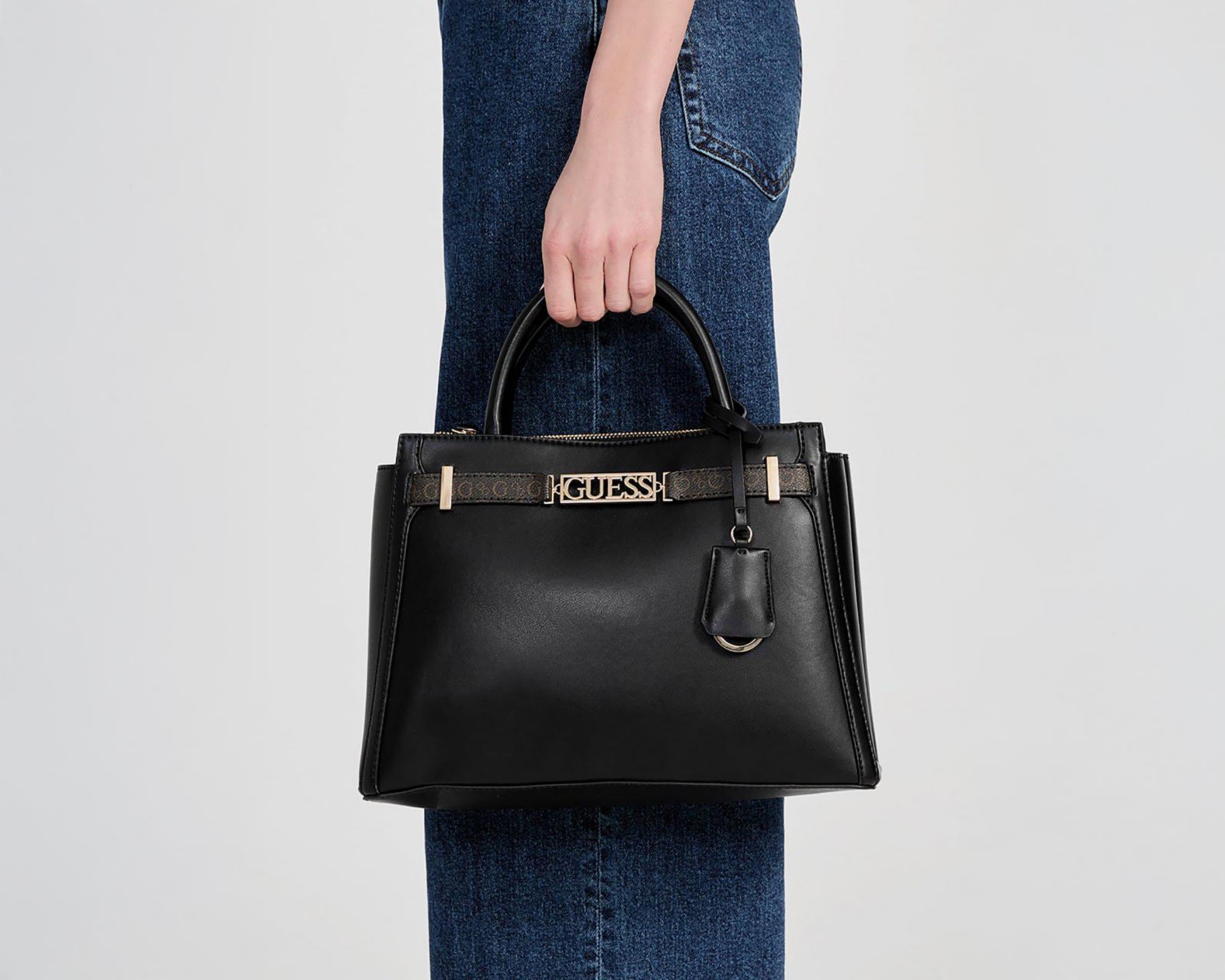 Foto 6 pulgar | Bolsa de Mano Guess Hauser