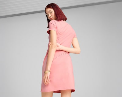 Foto 4 | Vestido Puma Essentials Rosa para Mujer