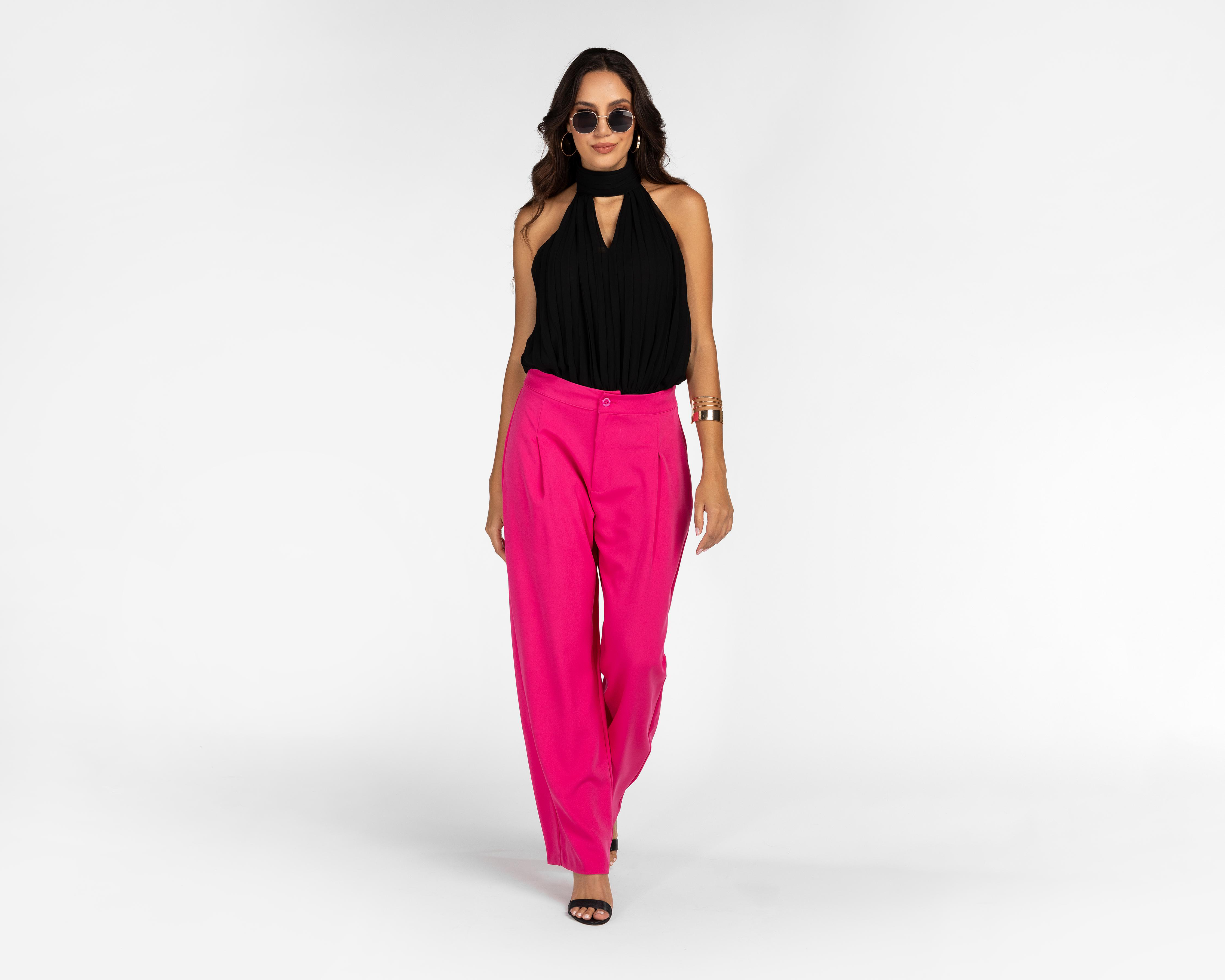 Foto 3 pulgar | Pantalón de Vestir Sahara Tiro Alto para Mujer