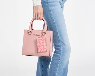 Foto 5 | Bolsa de Mano Guess Small Satchel con Monedero