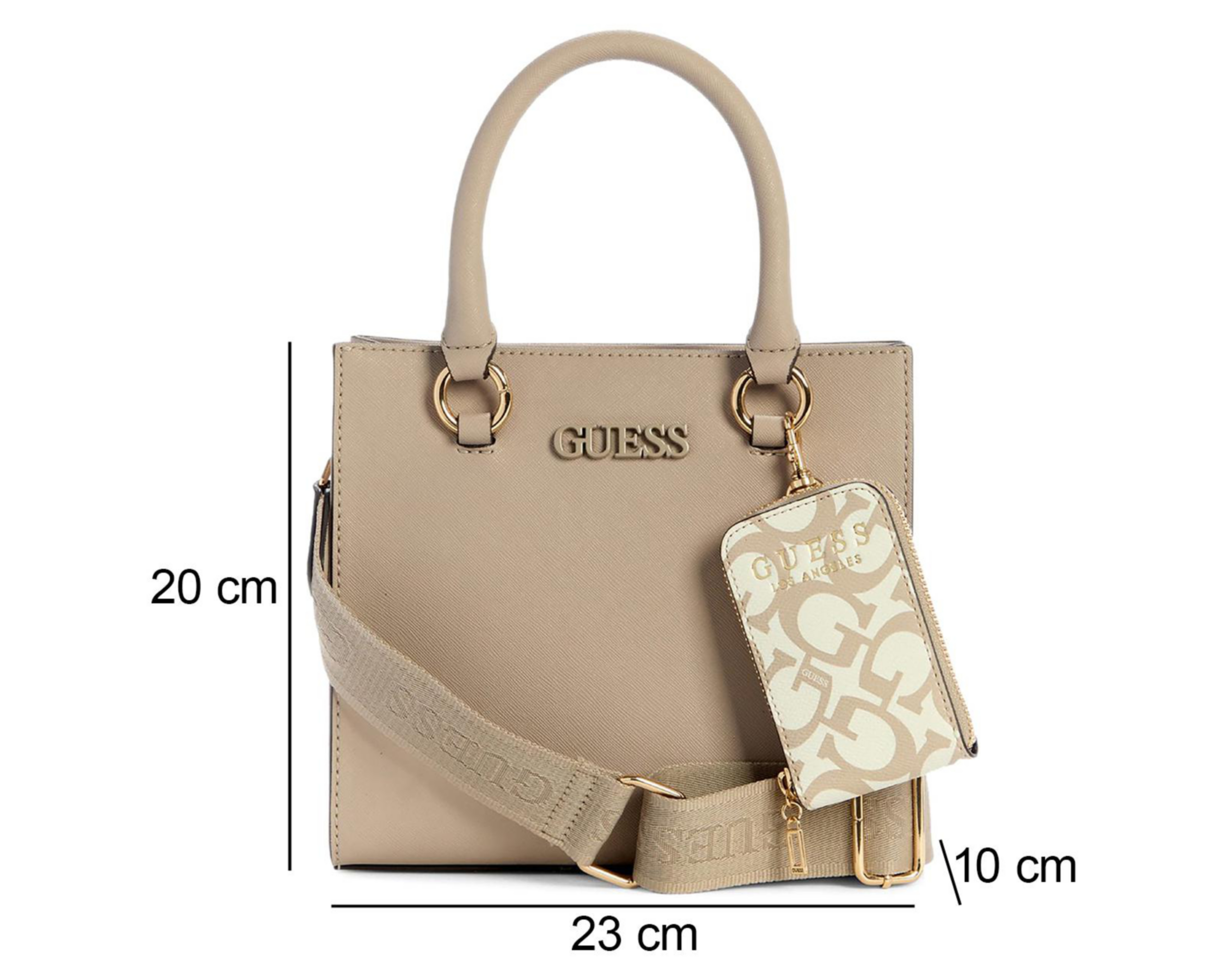 Foto 5 pulgar | Bolsa Cruzada Guess Zinnia con Monedero