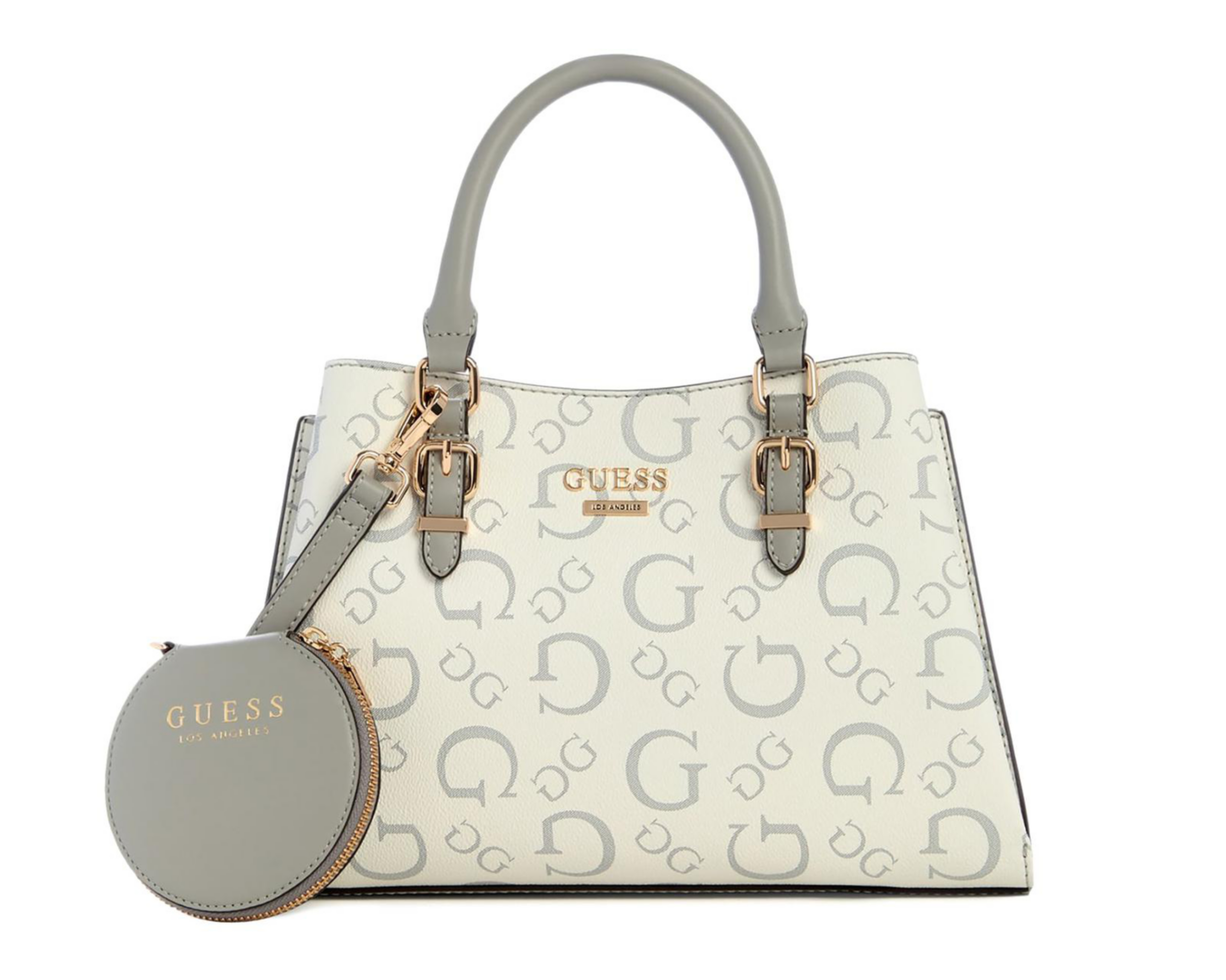 Foto 1 | Bolsa Cruzada Guess Aegnus Satchel con Monedero
