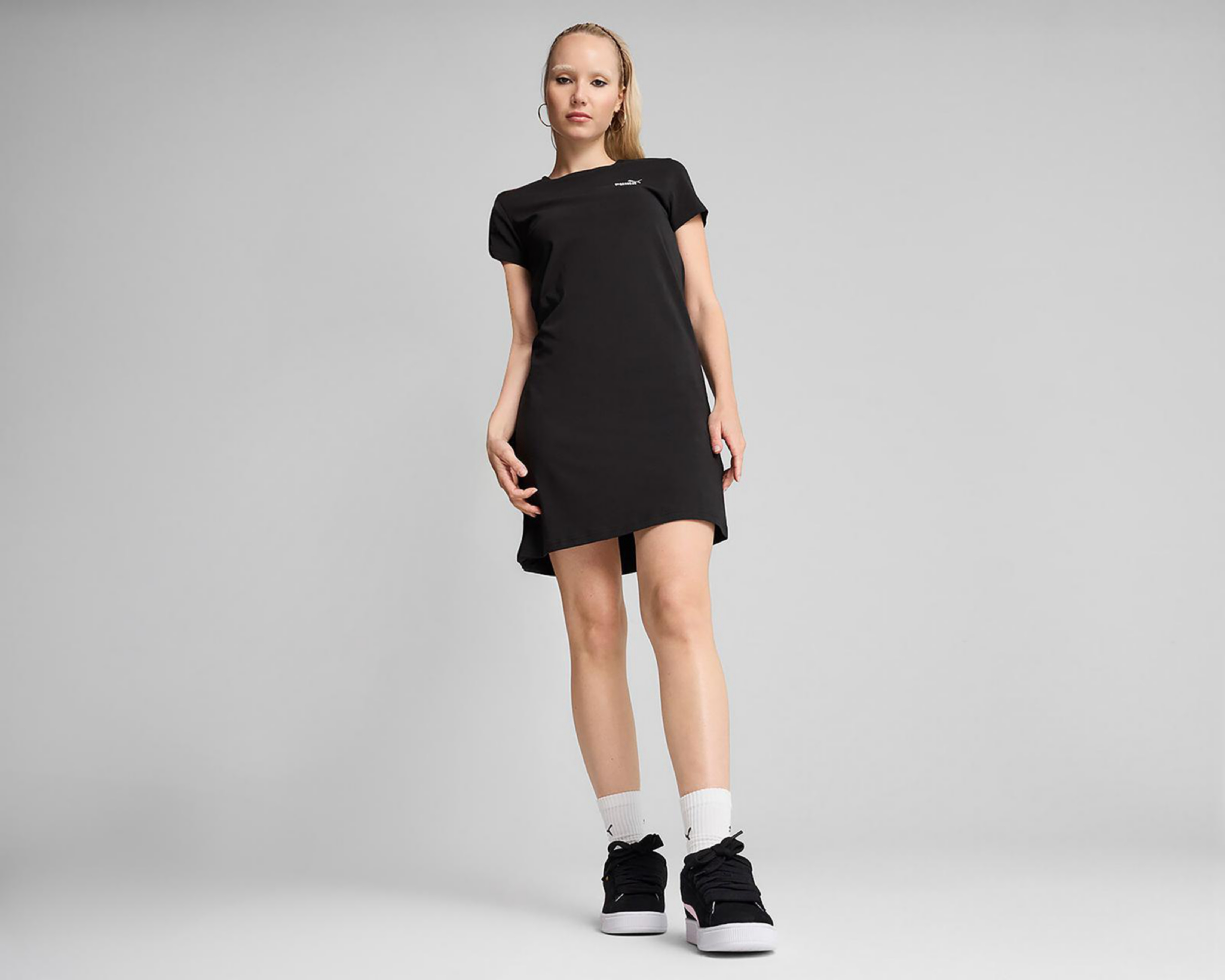 Foto 3 | Vestido Puma Essentials Negro