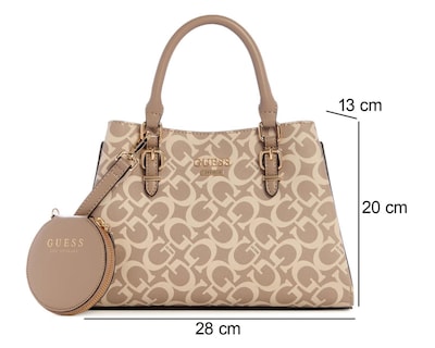 Foto 4 | Bolsa Cruzada Guess con Monedero