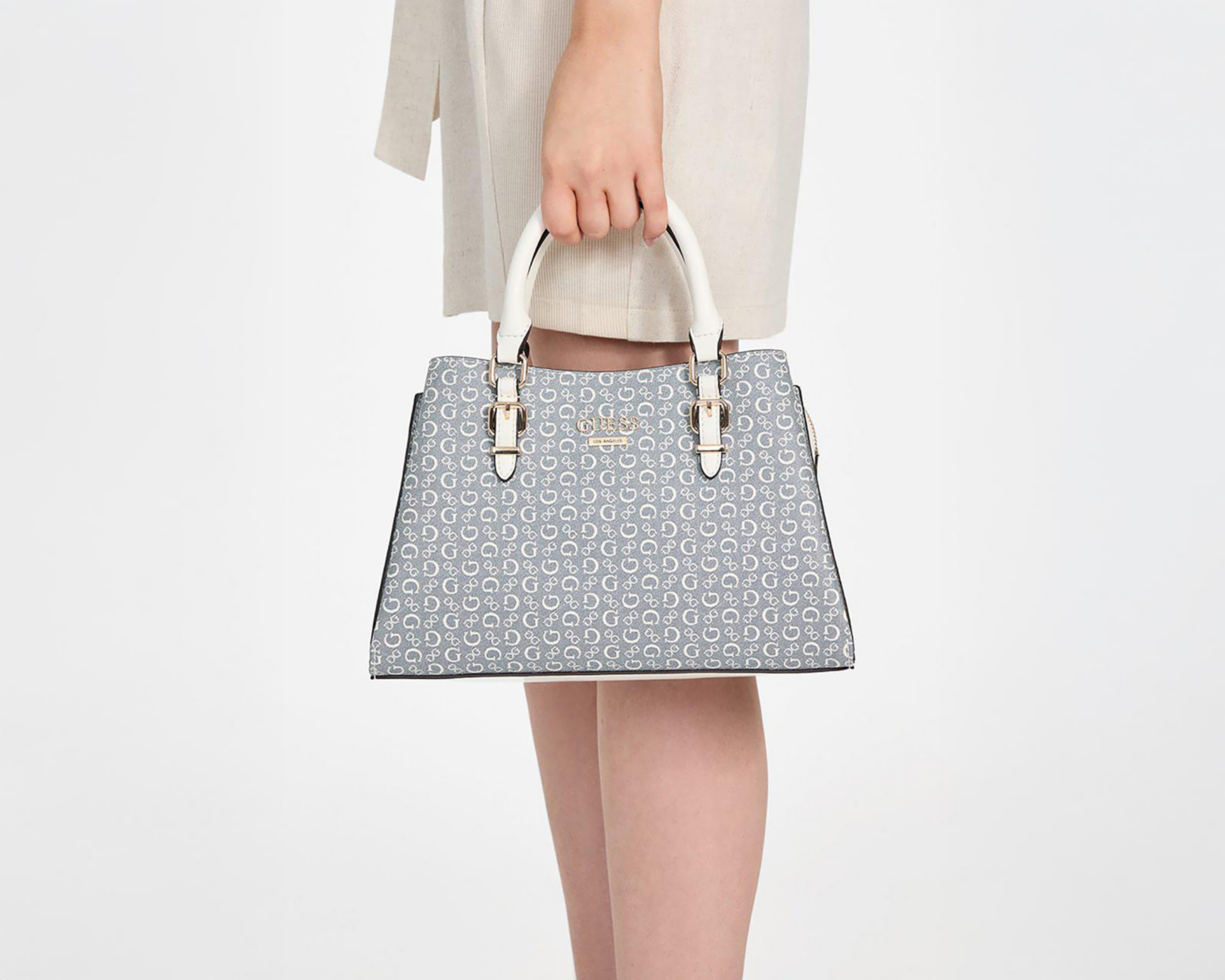 Foto 5 | Bolsa de Mano Guess Aengus con Monedero