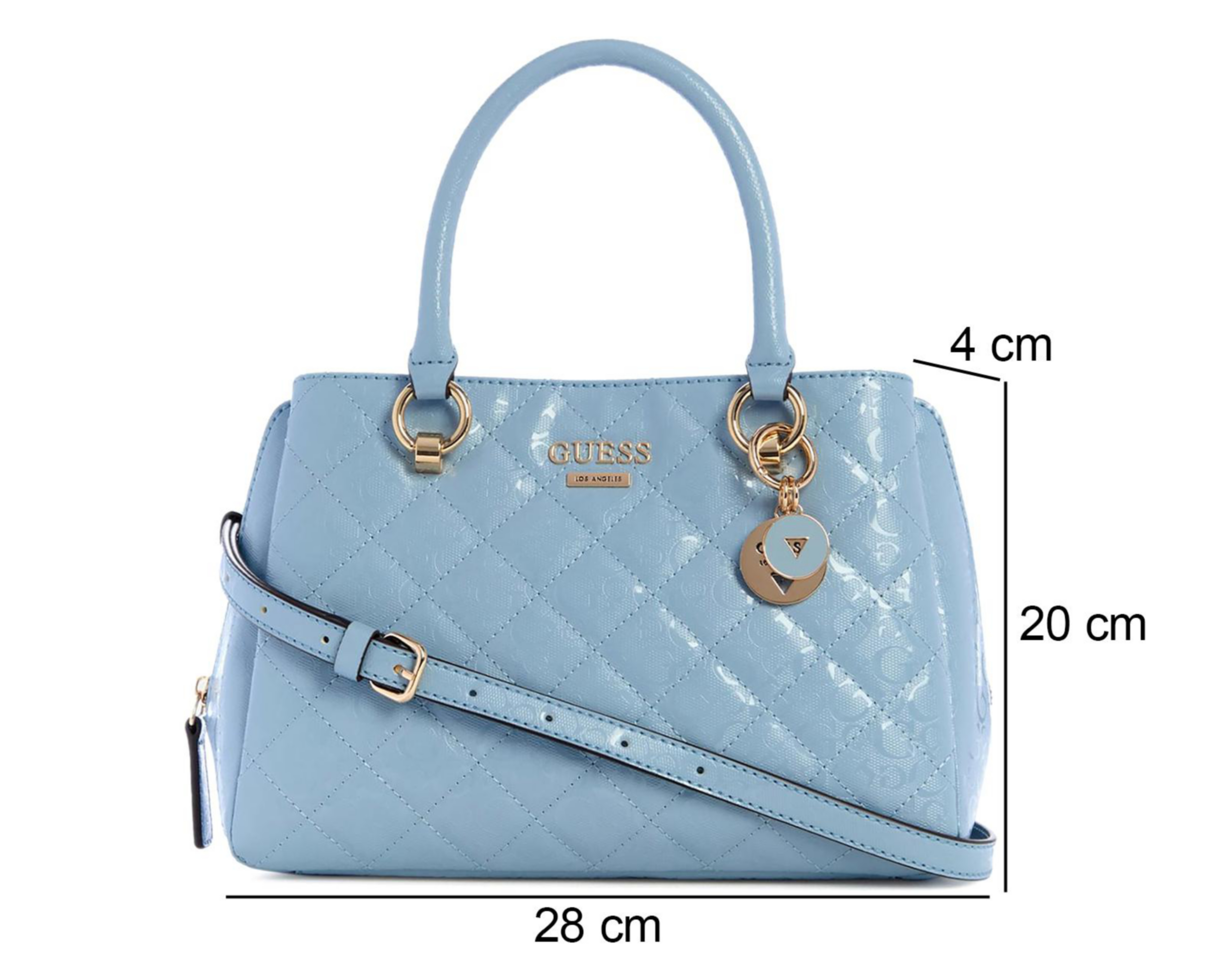 Foto 5 pulgar | Bolsa de Mano Guess Stonia Satchel