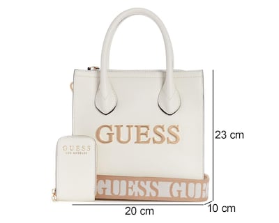 Foto 4 | Bolsa de Mano Guess Caracara con Monedero