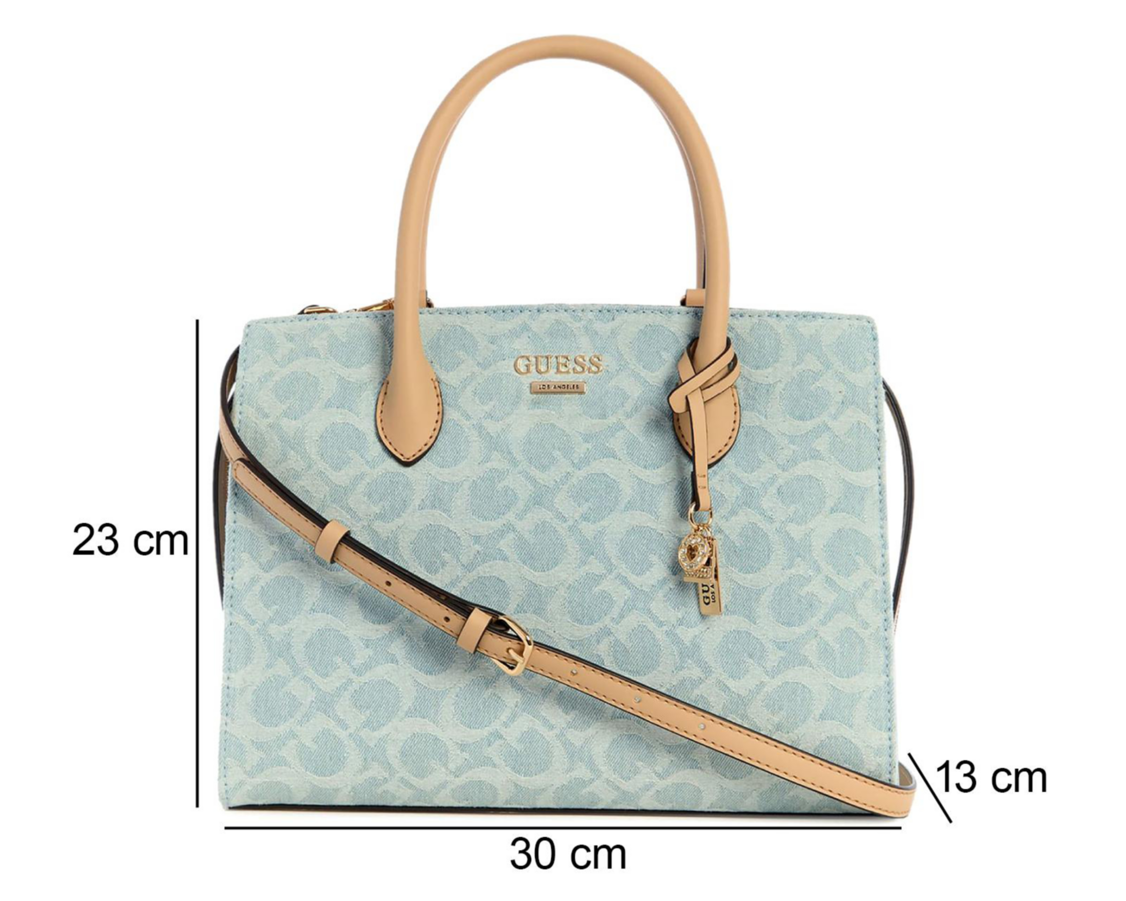 Foto 5 pulgar | Bolsa Cruzada Guess Berlyn Large Satchel