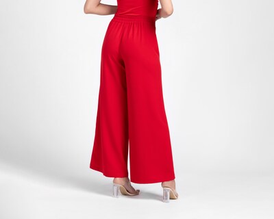Foto 3 | Pantalón de Vestir Sahara Rojo para Mujer