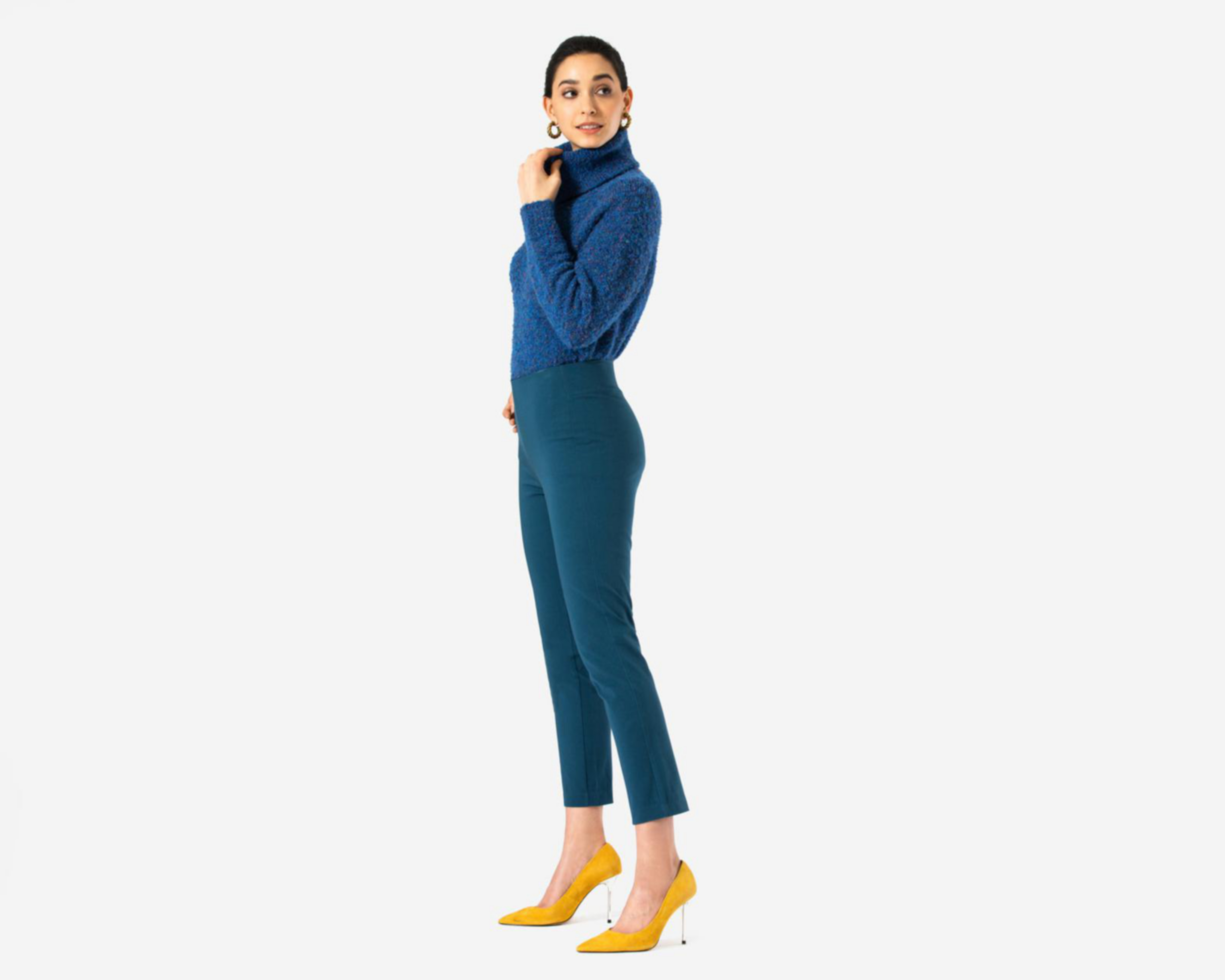 Foto 2 | Pantalón de Vestir Dockers Smart Storage Azul para Mujer