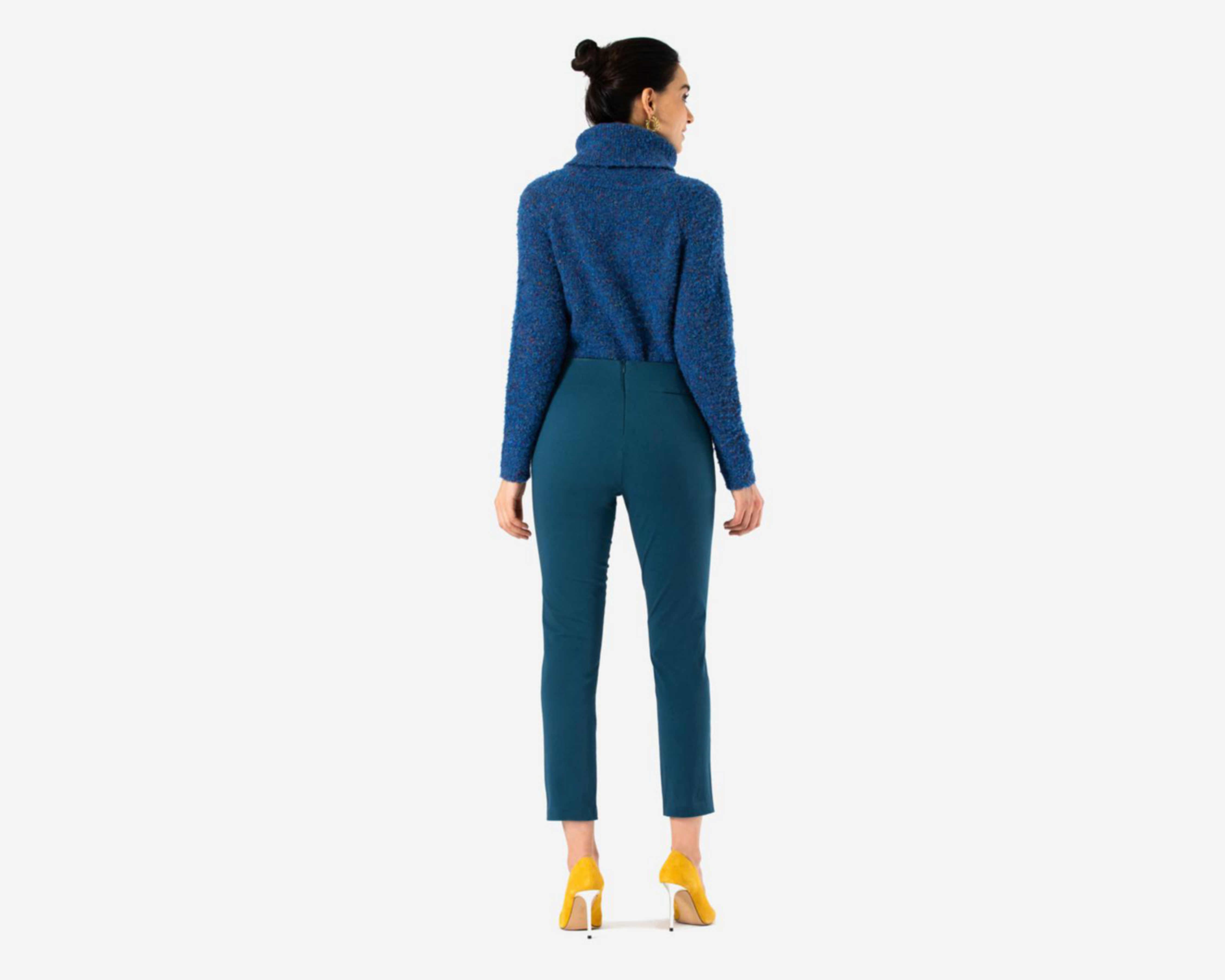 Foto 3 | Pantalón de Vestir Dockers Smart Storage Azul para Mujer