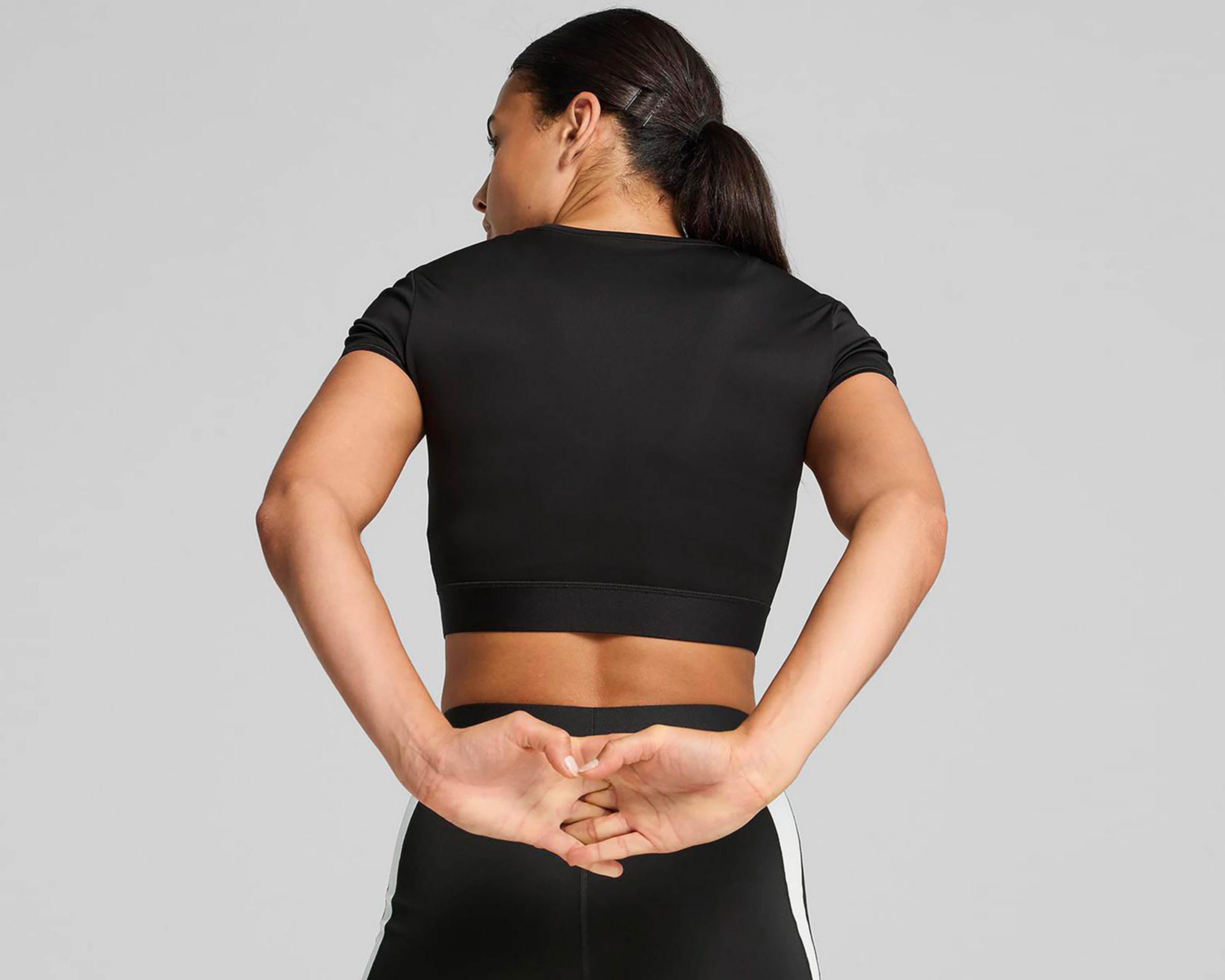 Foto 4 | Playera Crop de Entrenamiento Puma Strong Drycell para Mujer