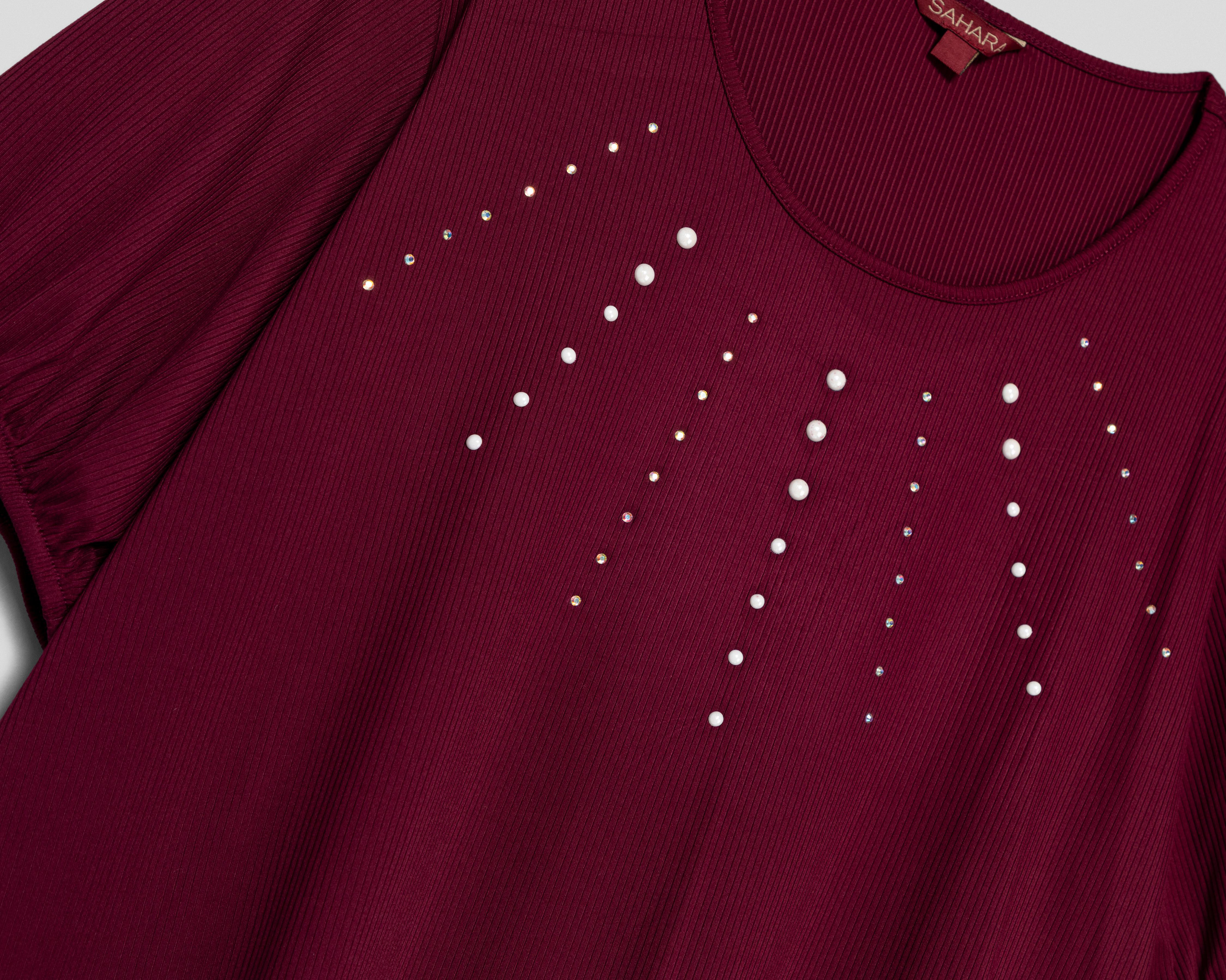 Foto 4 pulgar | Blusa Manga Corta Sahara para Mujer