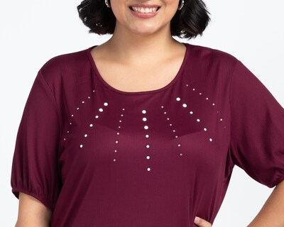 Foto 4 | Blusa Manga Corta Sahara para Mujer