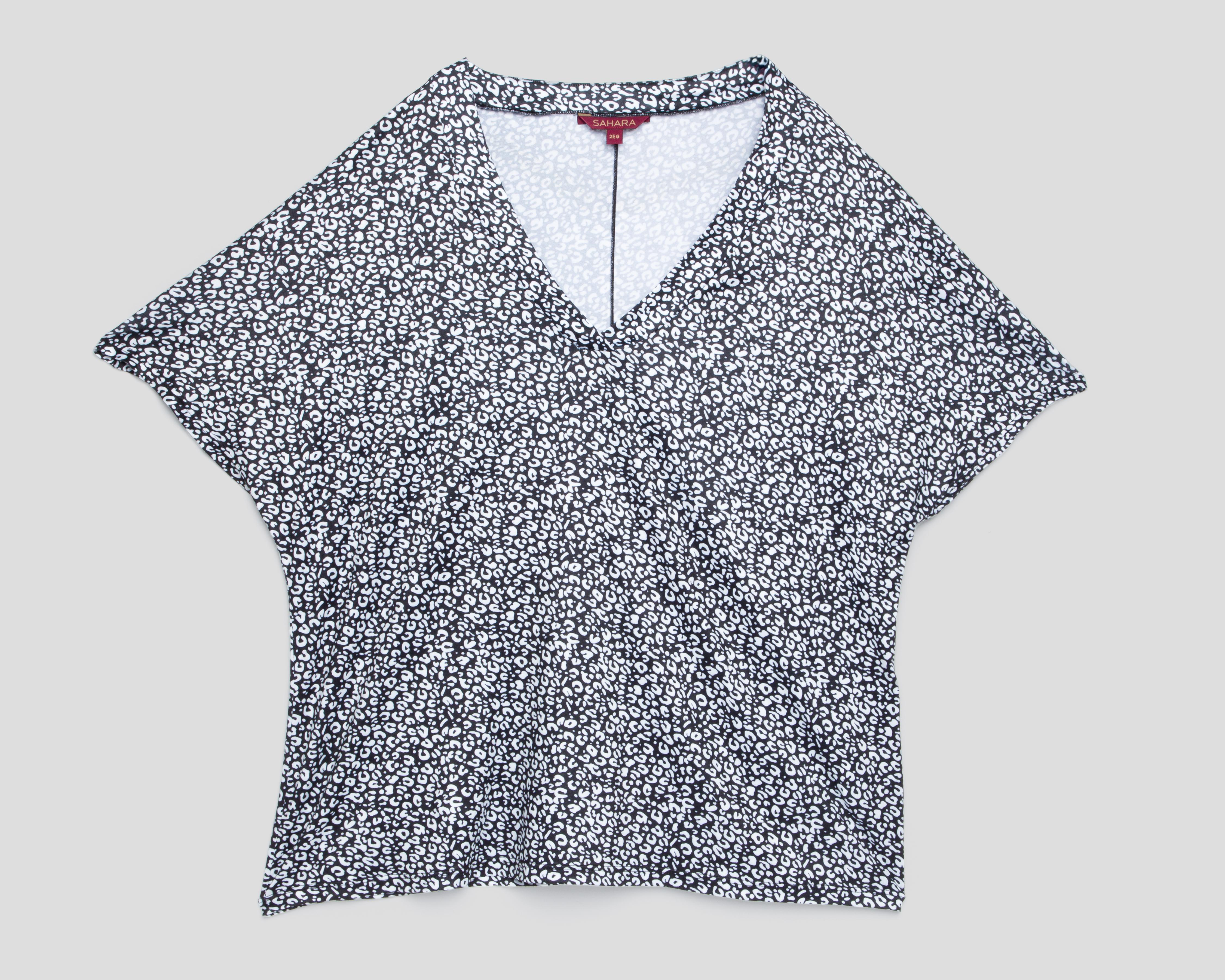 Foto 1 | Blusa Manga Corta Sahara para Mujer