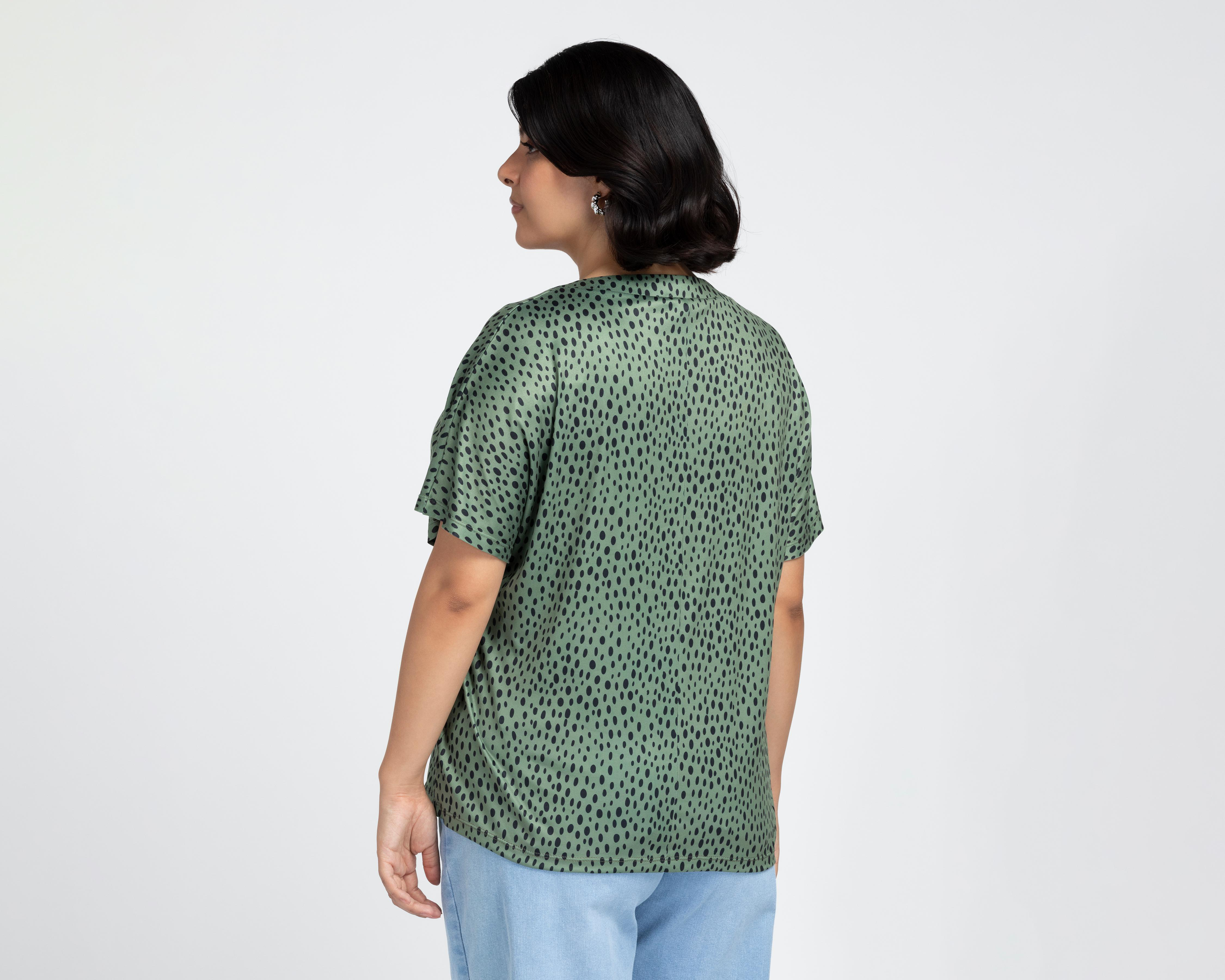 Foto 4 pulgar | Playera Manga Corta Sahara para Mujer